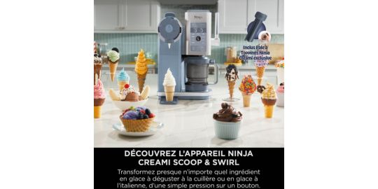 Sorbetière NINJA Creami swirl NC702EU