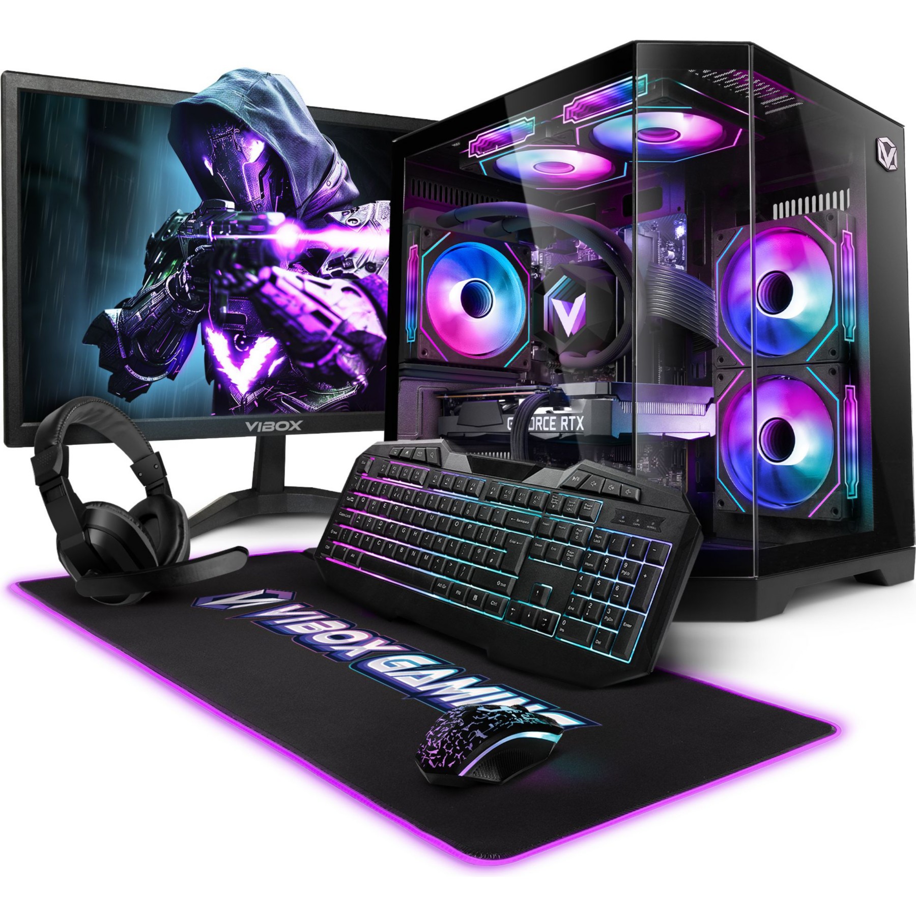 PC Gamer VIBOX 5700X • RX 9060 XT • 16 Go • 1 To SSD