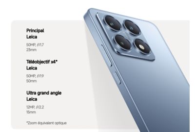 Smartphone XIAOMI 14T conçu avec Leica Noir 256Go Reconditionné