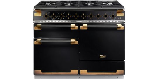 Piano de cuisson gaz FALCON ELISE LUXE TAB GAZ 110 CMNOIR LAITON