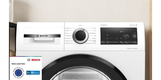 Sèche linge pompe à chaleur BOSCH WQG1450BFR