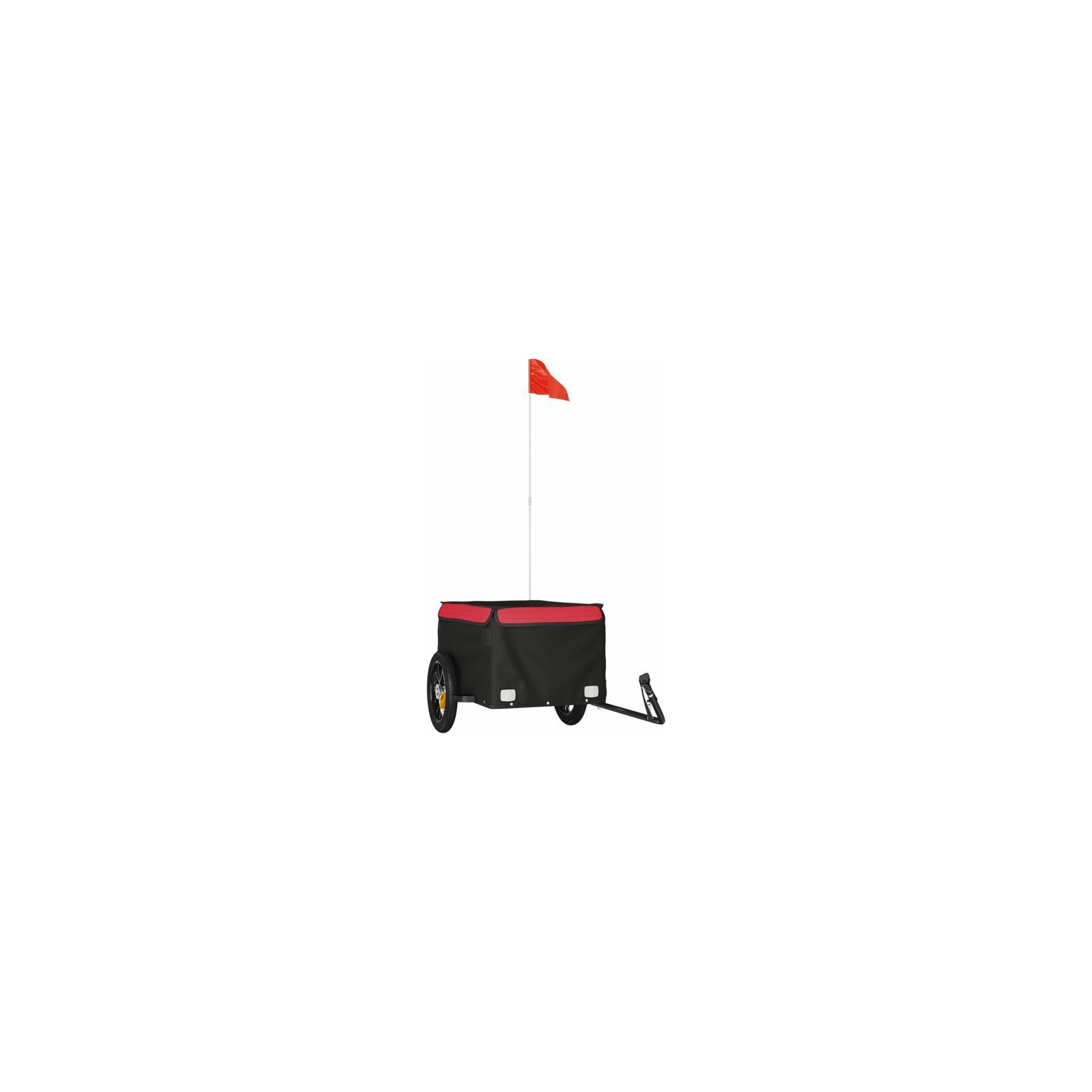 Remorque VIDAXL Fer 120 x 54 x 44 cm Rouge