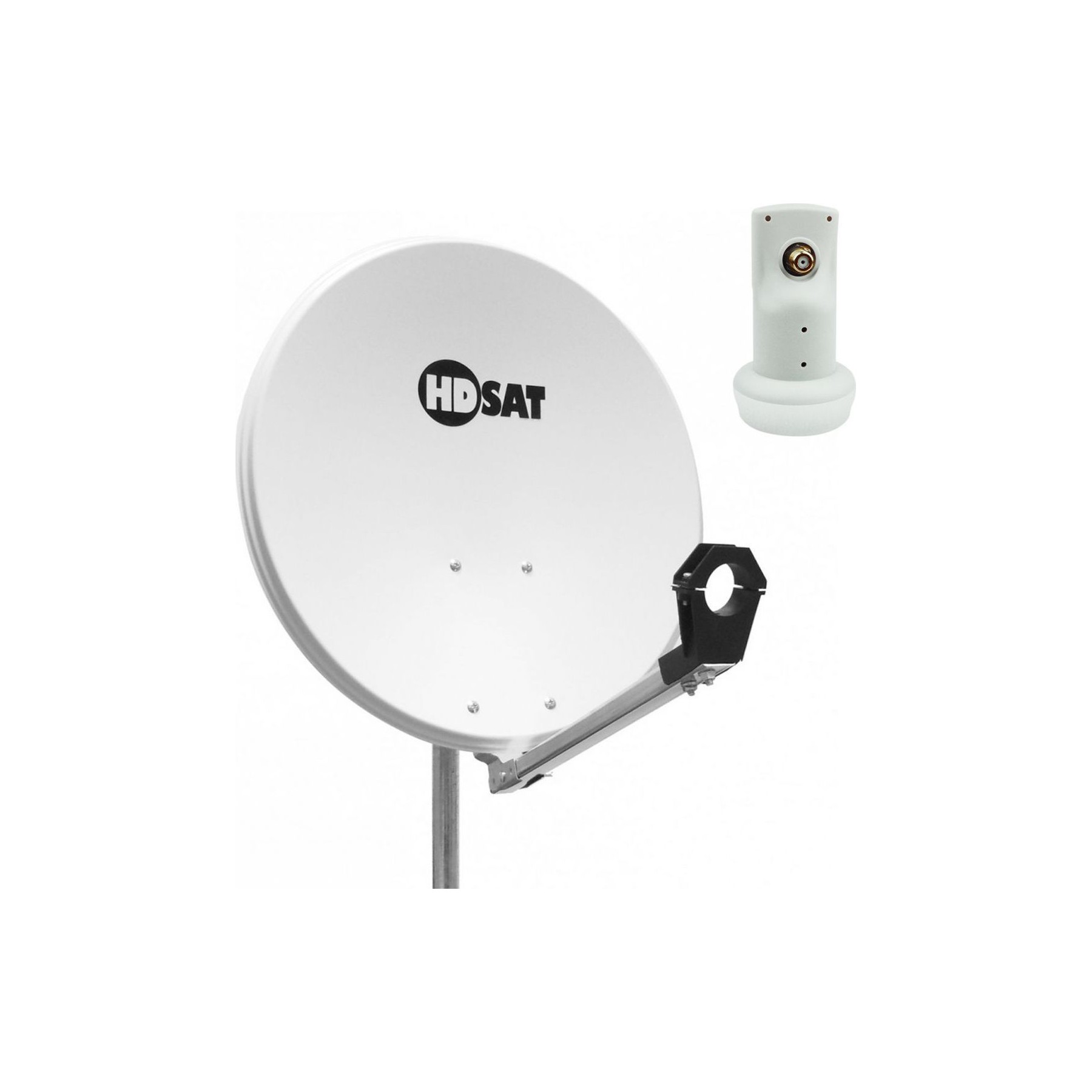 Antenne parabolique HDSAT Pack Hdsat Parabole Satellite Acier 65cm