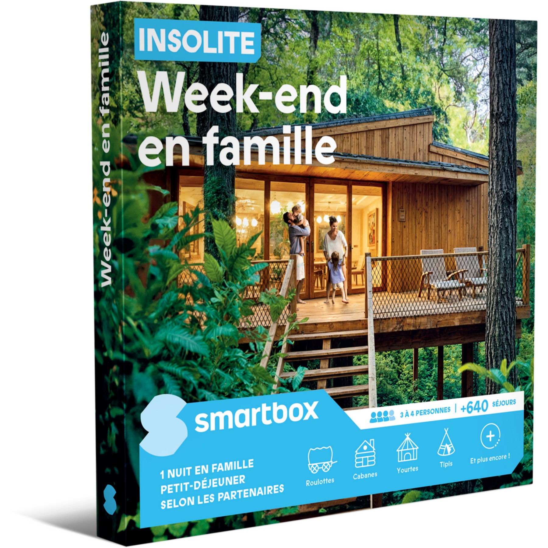 Coffret cadeau SMARTBOX Insolite - Week-end en famille