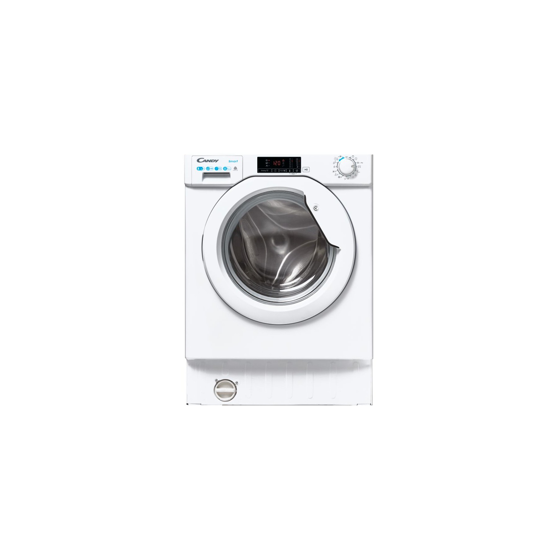 Lave linge séchant hublot encastrable CANDY CBD 485D1E/1-S