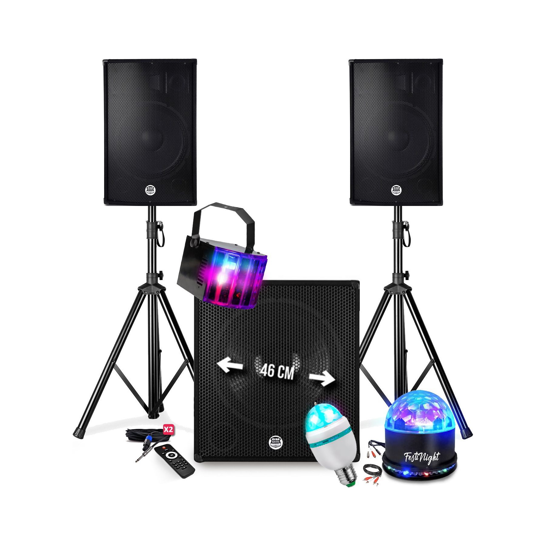 Pack sono BM SONIC Pack sonorisation DJ PRESTATIONS BM SONI