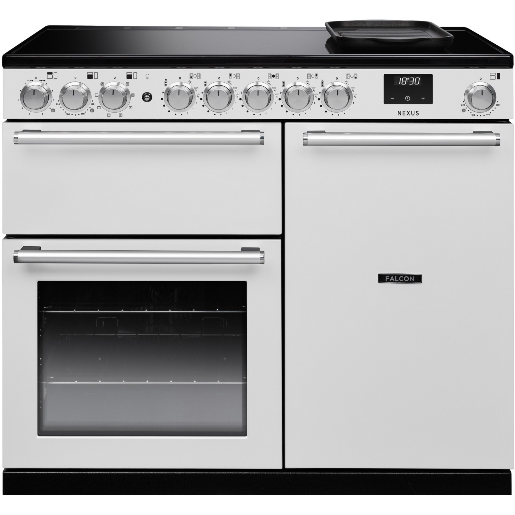 Piano de cuisson induction FALCON NEXUS NGC TAB IND 100 CM BLANC CHROME