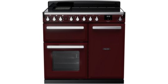 Piano de cuisson induction FALCON ESTEL DELUXE TAB IND 100 CM BORDEAUX CHR