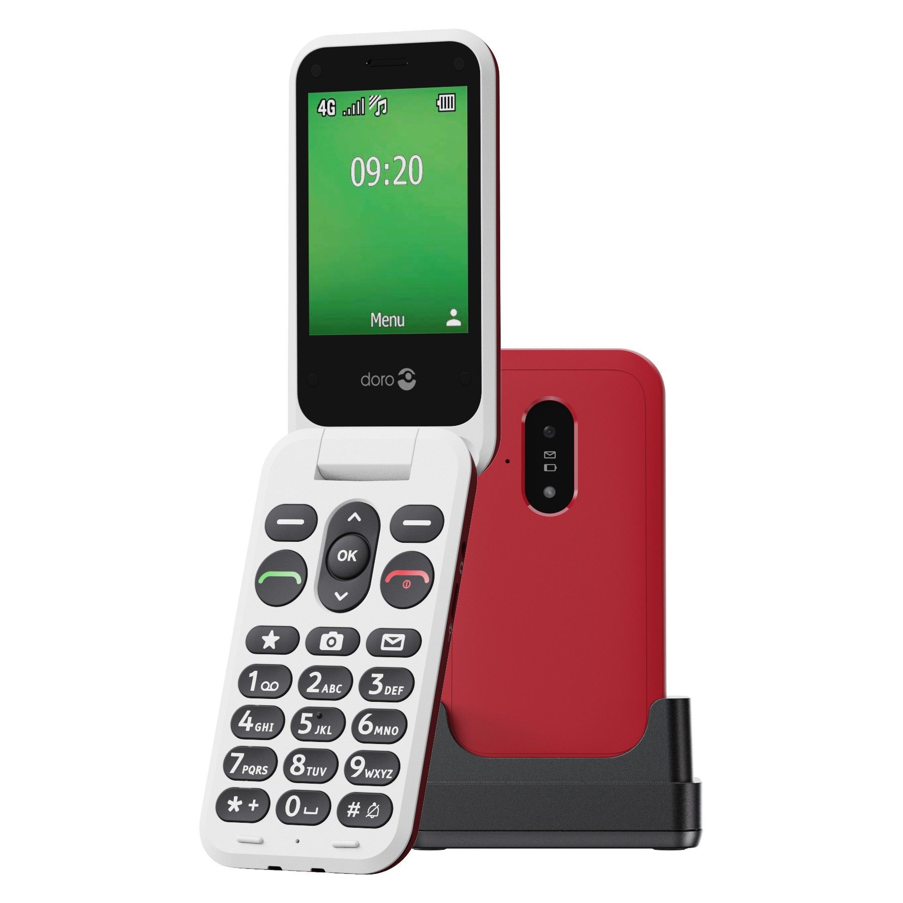 Téléphone portable DORO Leva E22 Rouge