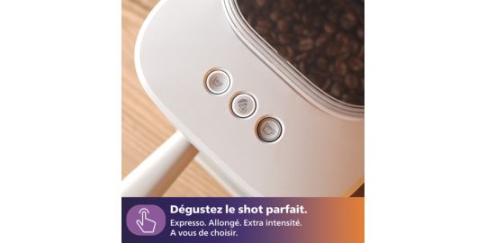Machine à expresso PHILIPS Baristina BAR300/00 cafetière à grain Blanche