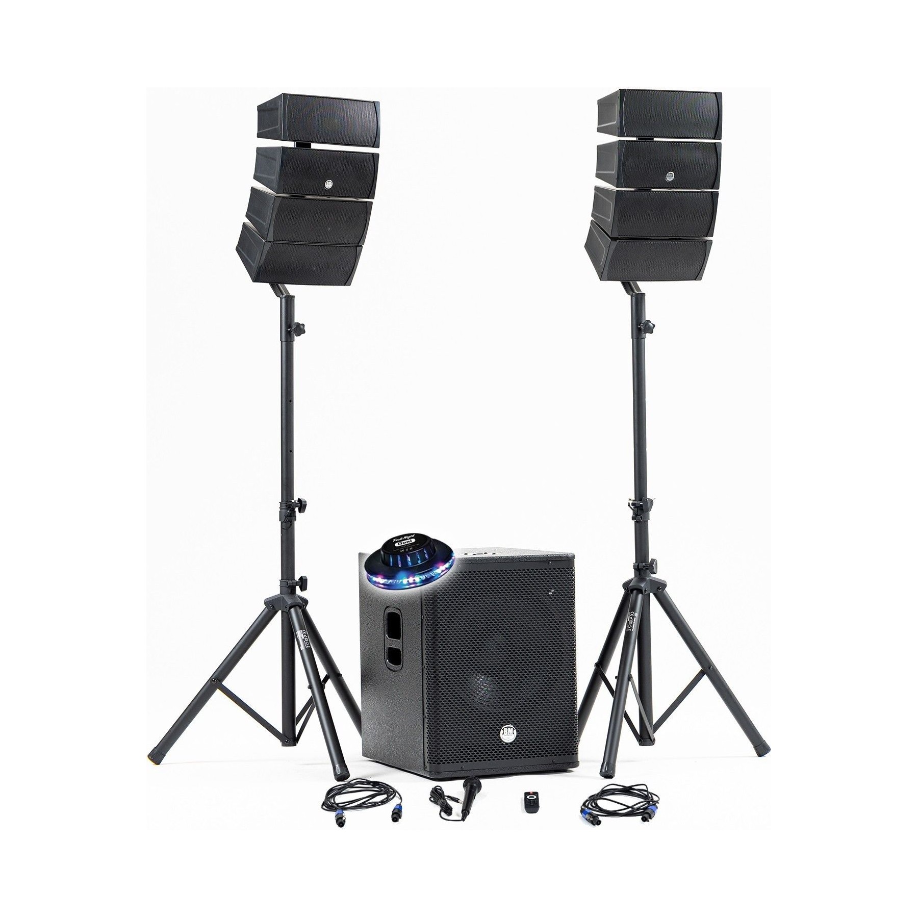 Pack sono BM SONIC Pack Sono DJ 1200W complet BM SONIC BMS-