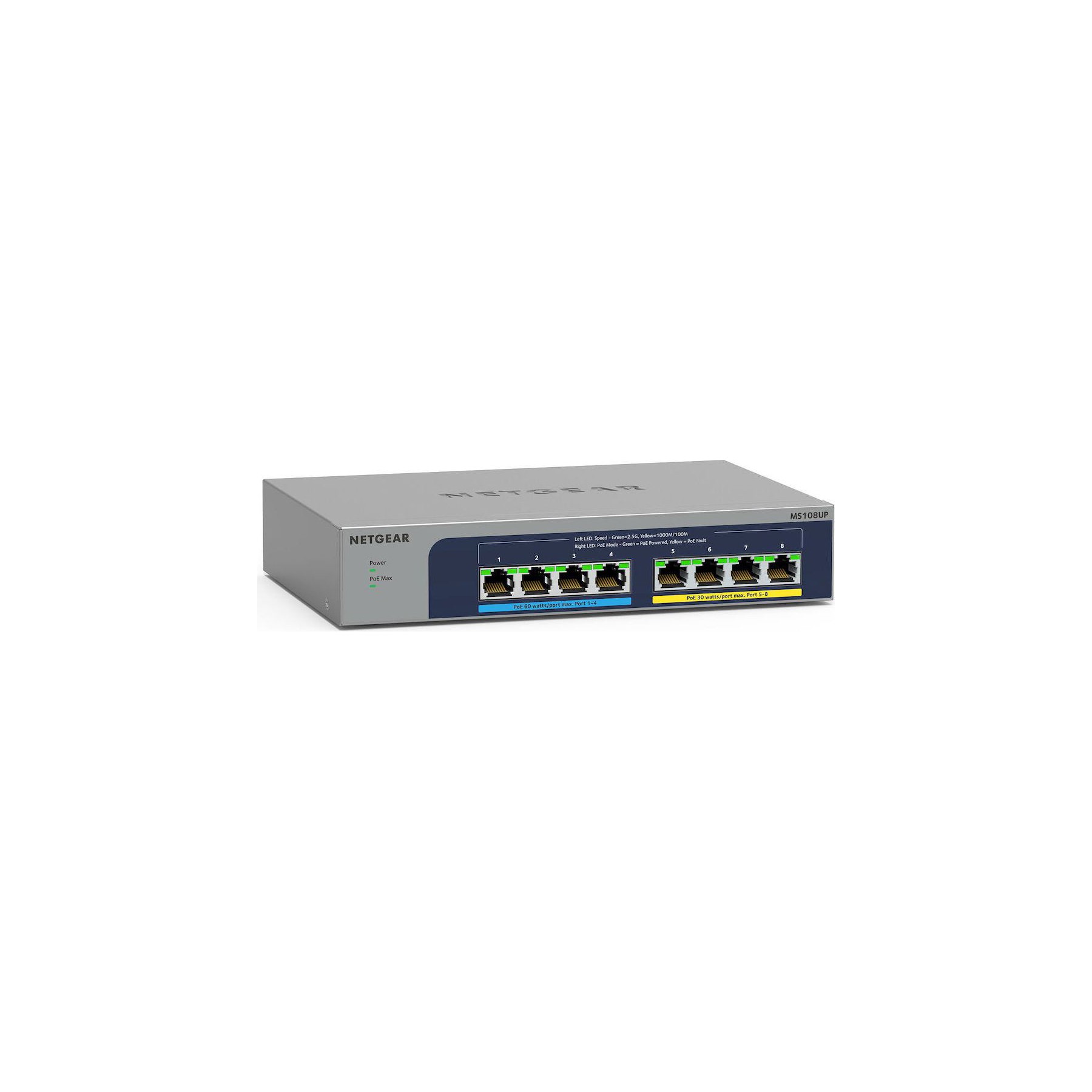 Switch ethernet NETGEAR Switch RJ45 2.5 Giga 8 Ports MS108UP-100