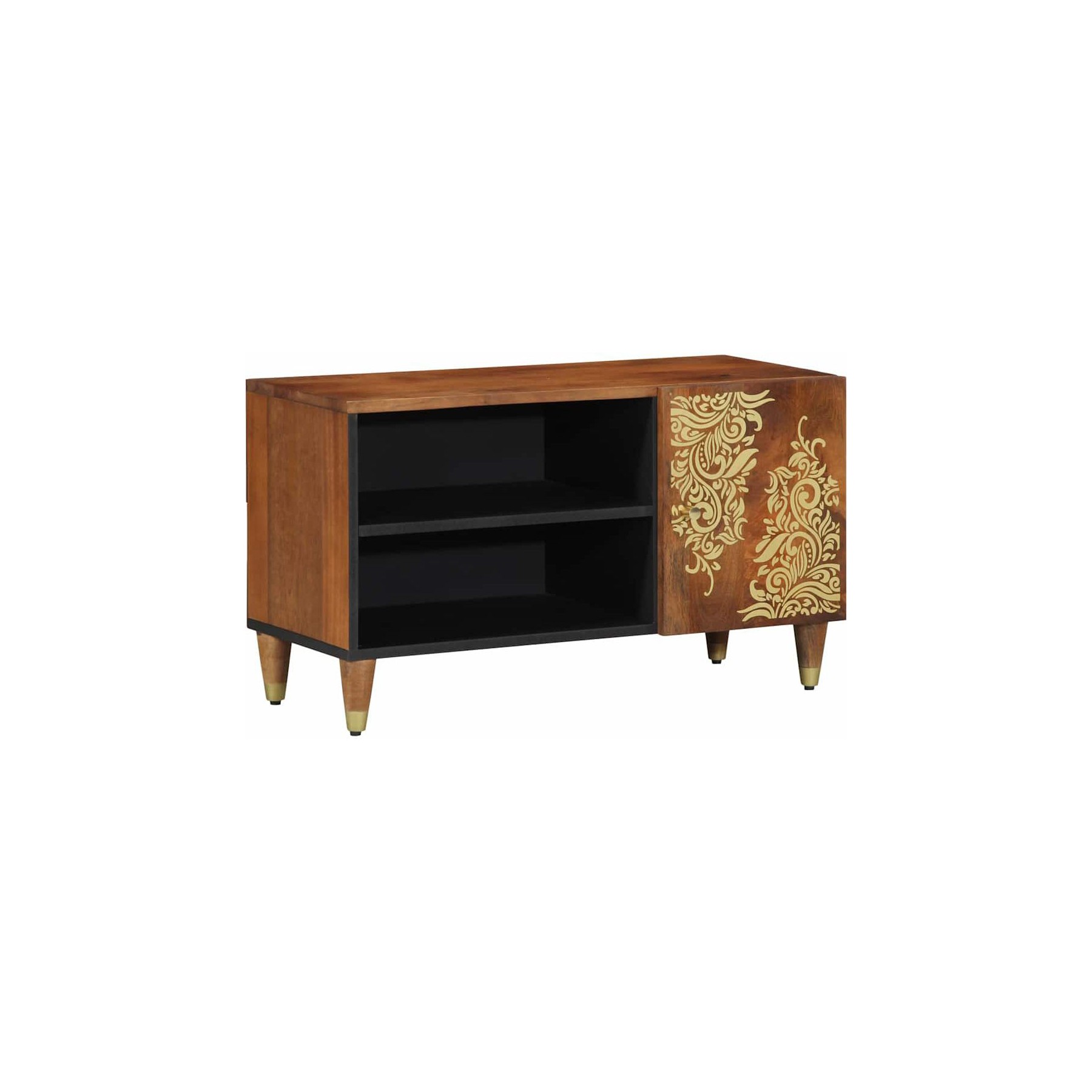Meuble TV HELLOSHOP26 Meuble TV design moderne avec rangement