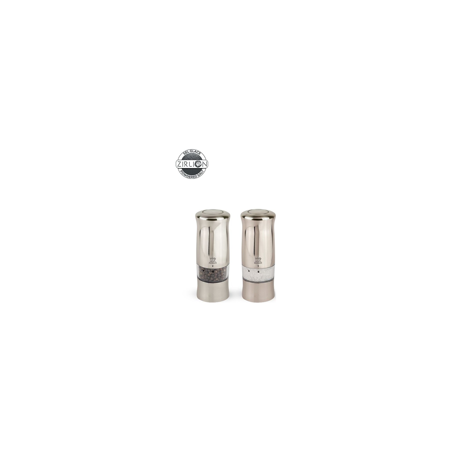 Duo moulins à poivre et sel PEUGEOT Zeli Inox Inox 14cm