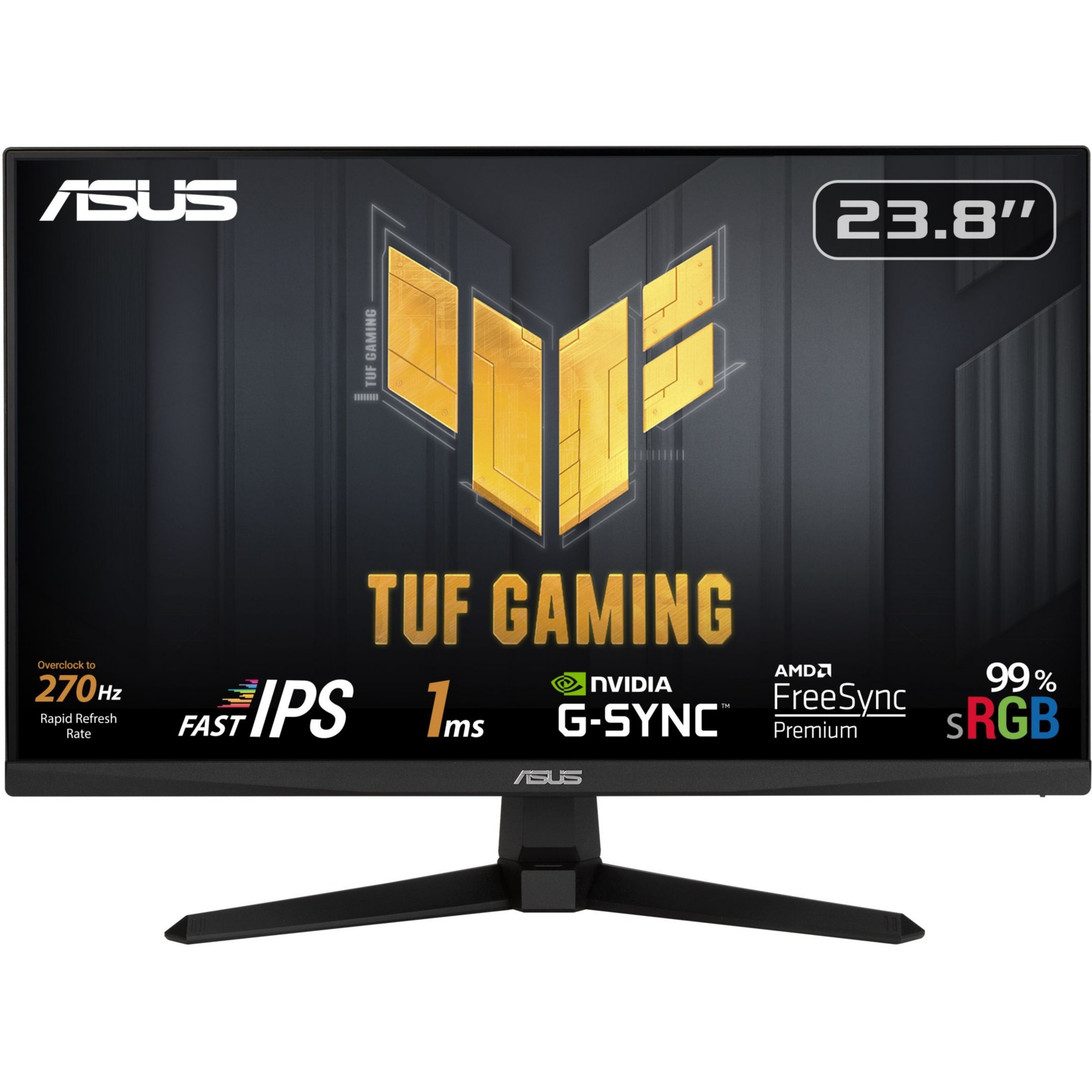 Ecran PC Gamer ASUS TUF VG249QM1A Plat 24'' IPS