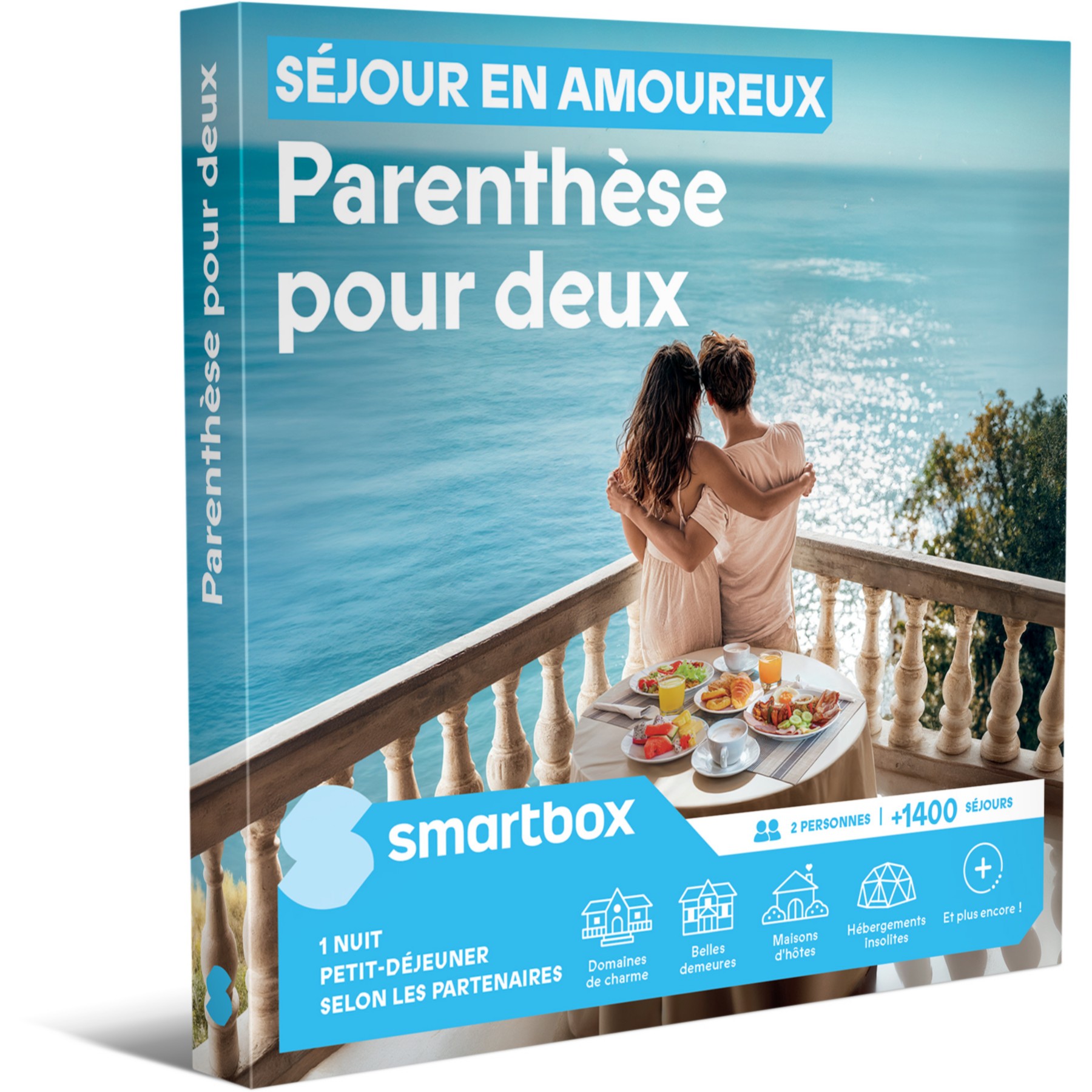 Coffret cadeau SMARTBOX Séjour en amoureux - Parenthèse pour deu