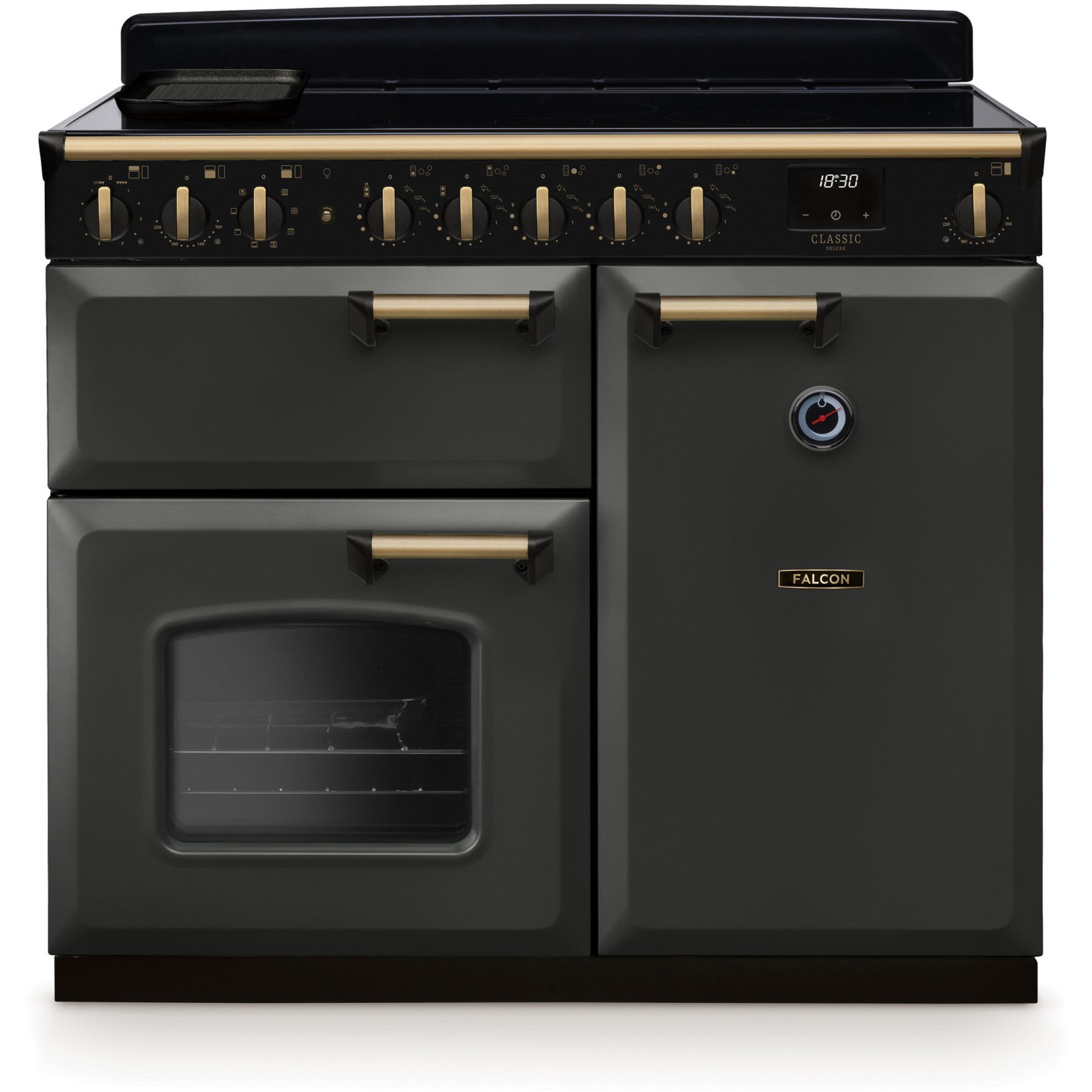 Piano de cuisson induction FALCON NGC TAB IND 100 CM ARDOISE LAITON ANTIQU