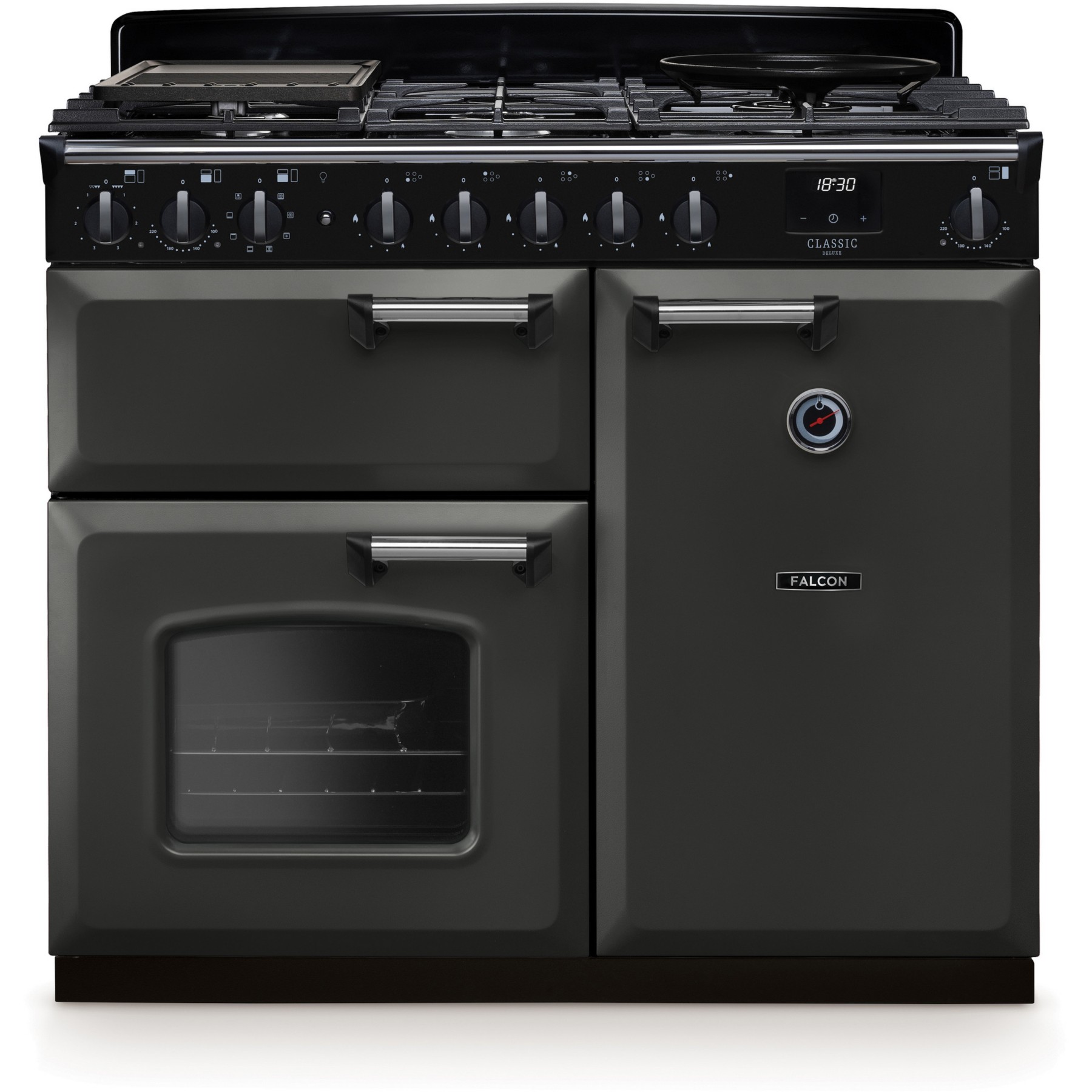 Piano de cuisson gaz FALCON NGC TAB GAZ 100 CM ARDOISE CHROME