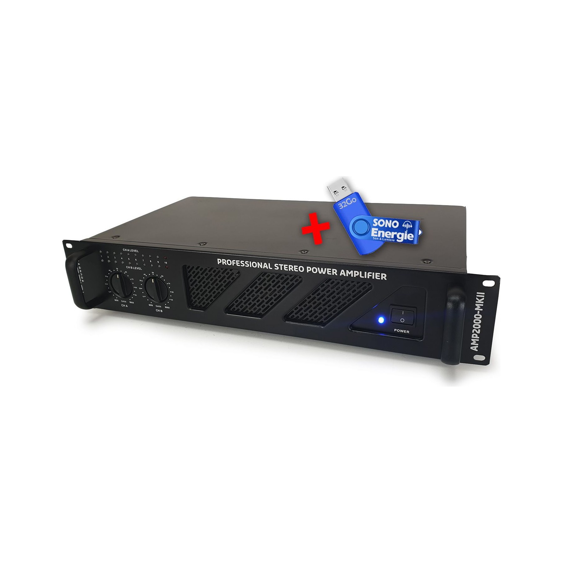 Pack sono IBIZA AMP2000-MKII - IBIZA - Amplificateur de