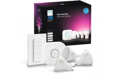 Pack PHILIPS HUE Kit de démarrage GU10x3+télecommande