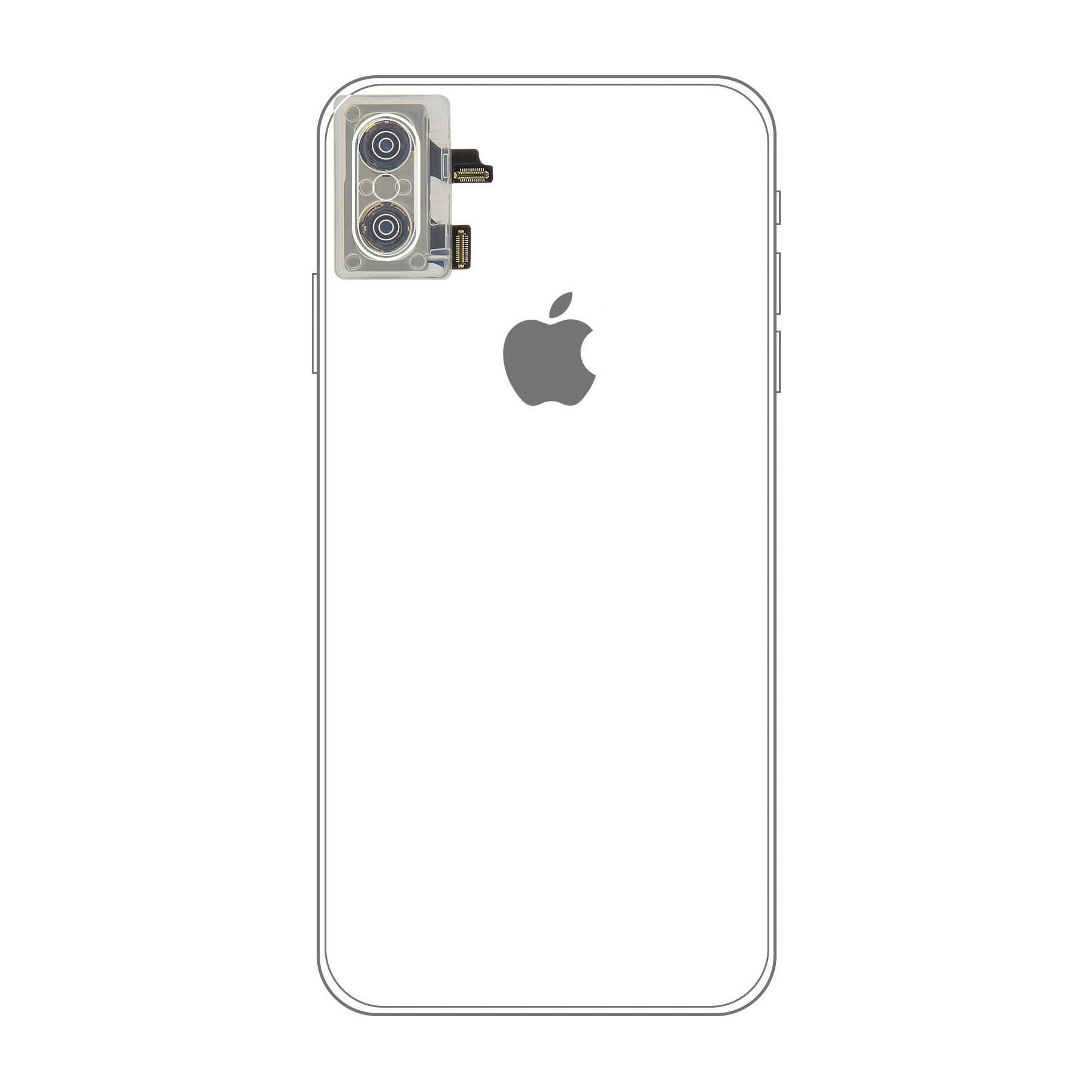 Pièce détachée AVIZAR Module Caméra Arrière iPhone XS / XS Max