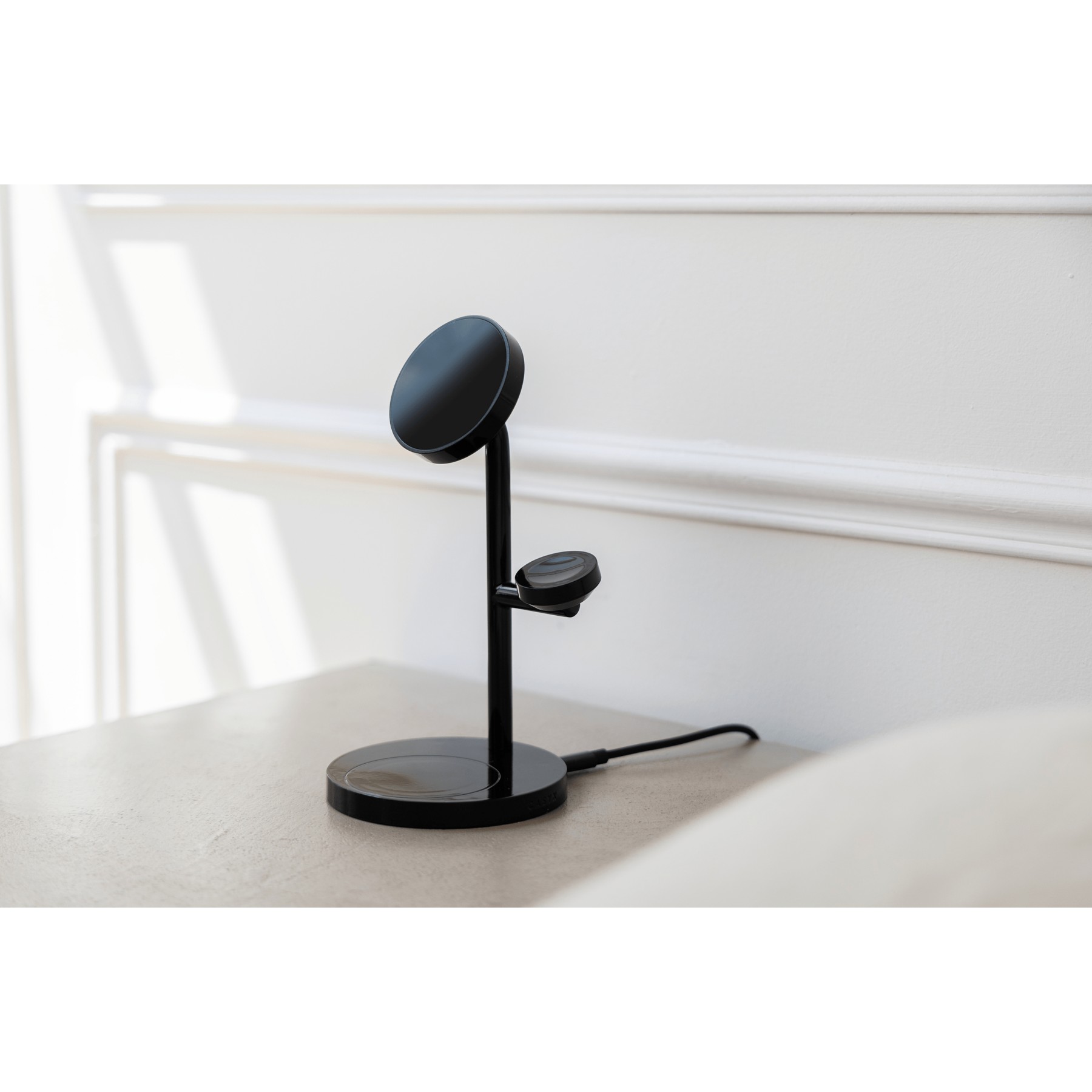 Chargeur CASYX 3 en 1 Charge rapide Qi2 noir