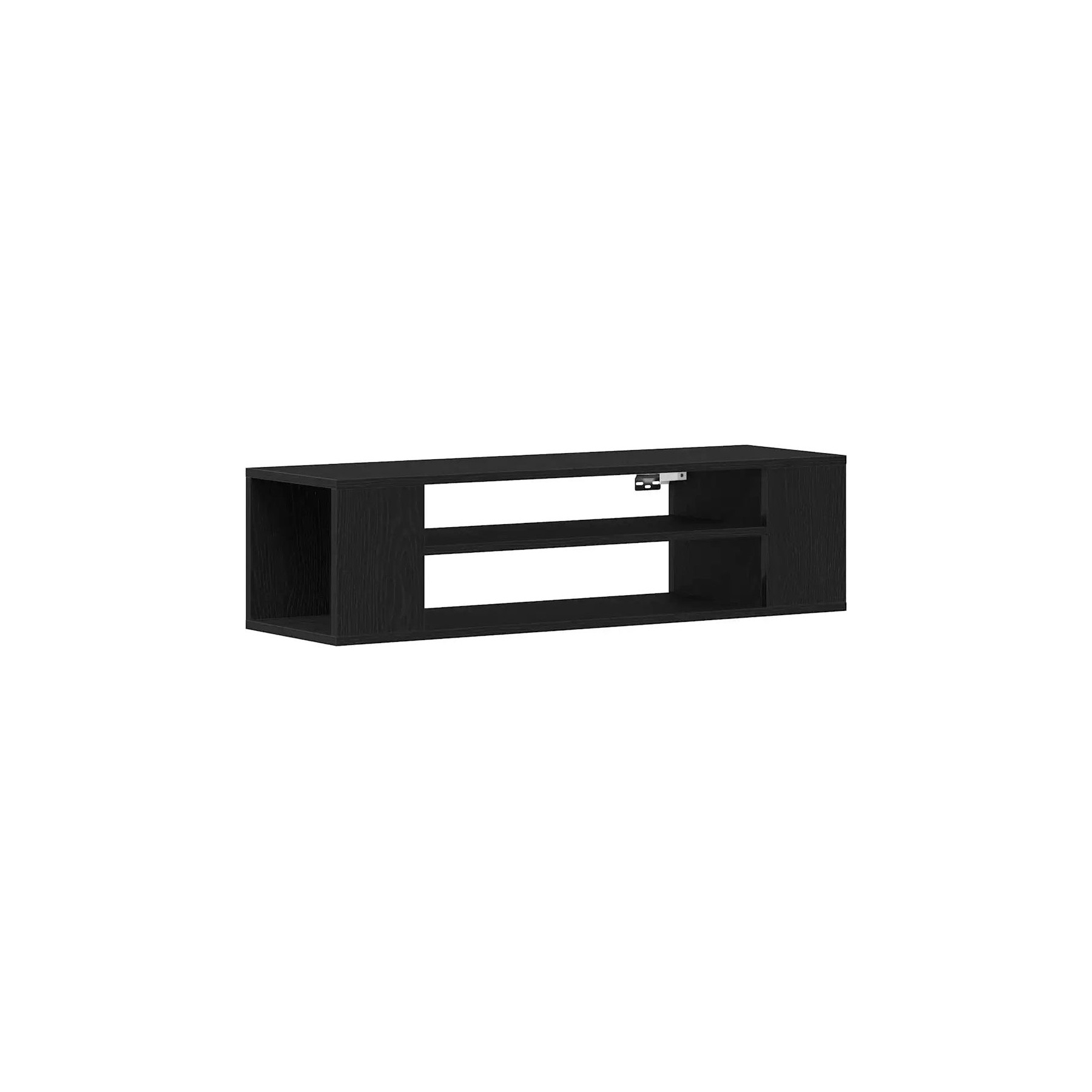 Meuble TV HELLOSHOP26 Meuble TV rectangulaire moderne avec 2 é