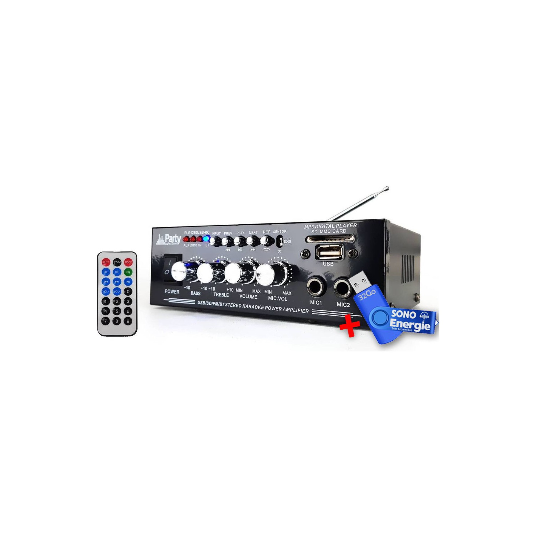 Pack sono LTC ampli karaoké usb bluetooth