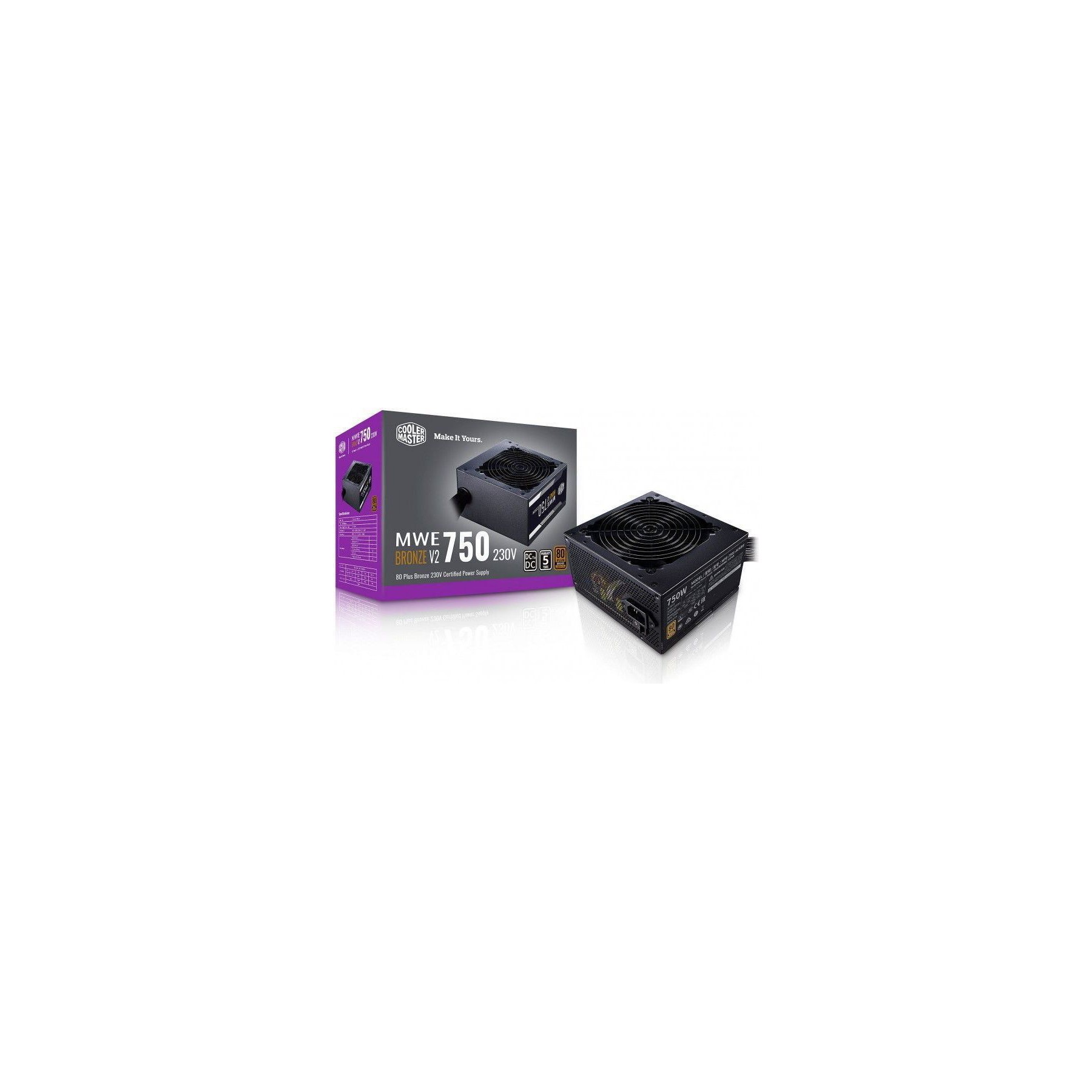 Alimentation PC COOLER MASTER MWE 750W V2