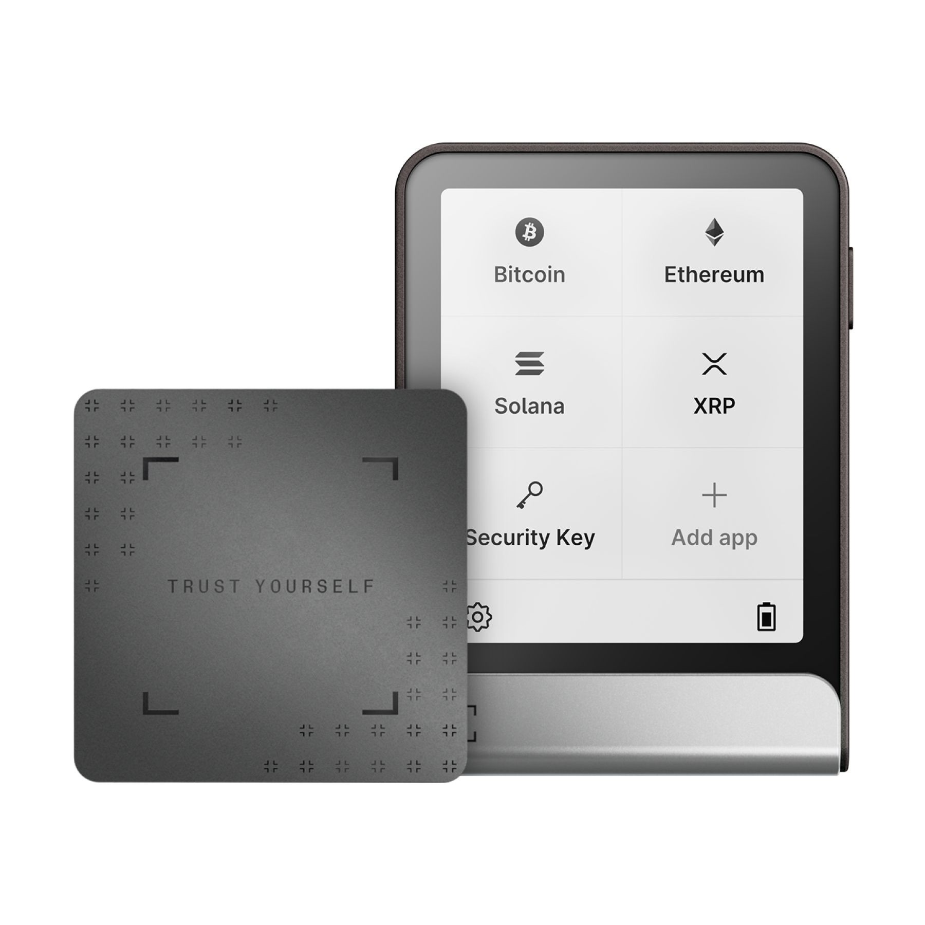 Crypto wallet LEDGER Flex Recovery key Noir