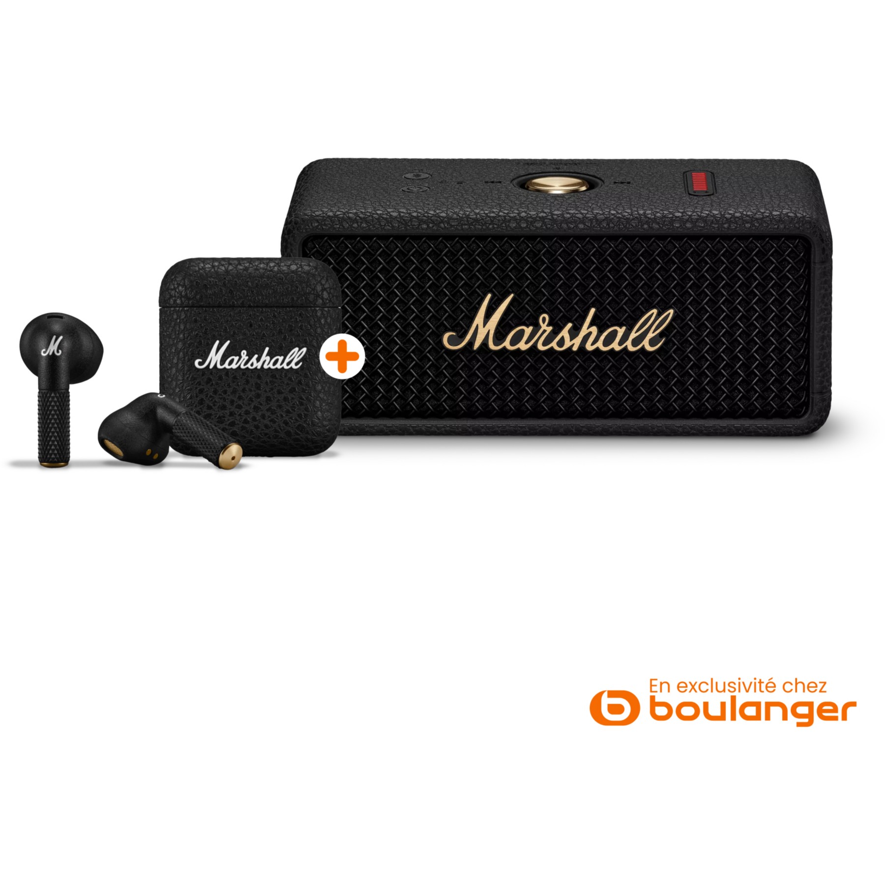 Enceinte portable MARSHALL Emberton III + Minor IV Noir