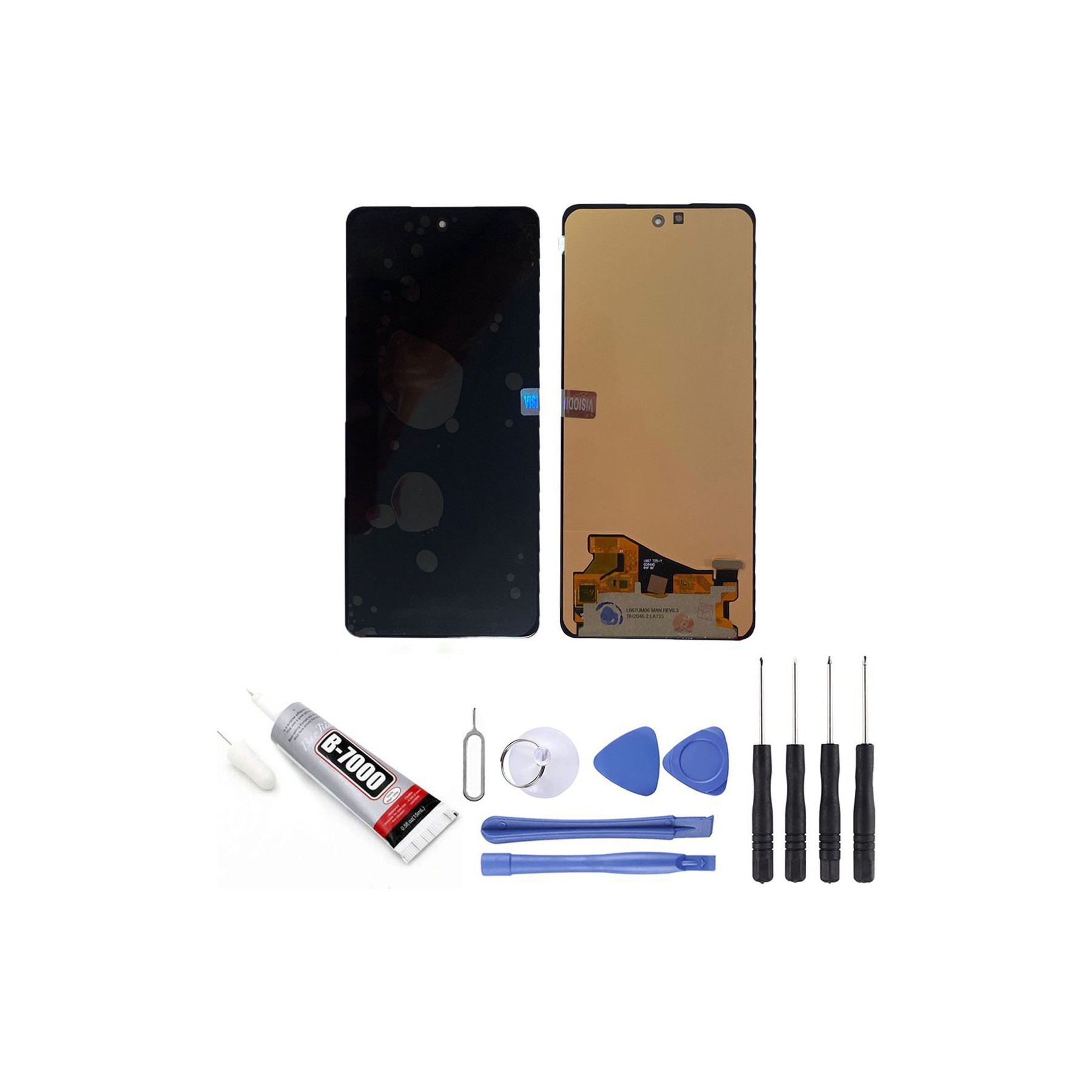 Afficheur VISIODIRECT VITRE LCD pour Samsung Galaxy A72 5G