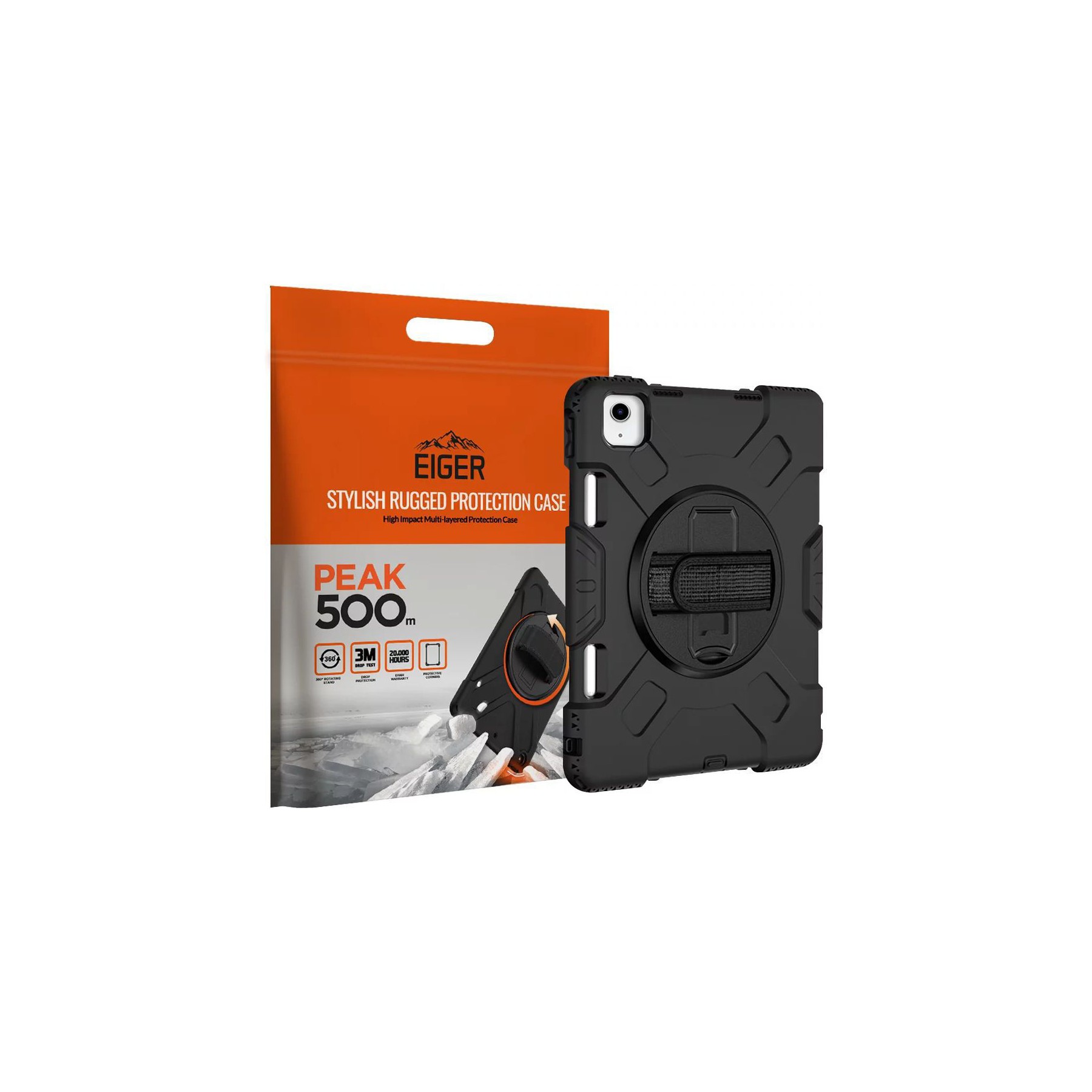 Coque EIGER pour iPad Pro 13 2024 Renforcée 3M Stand