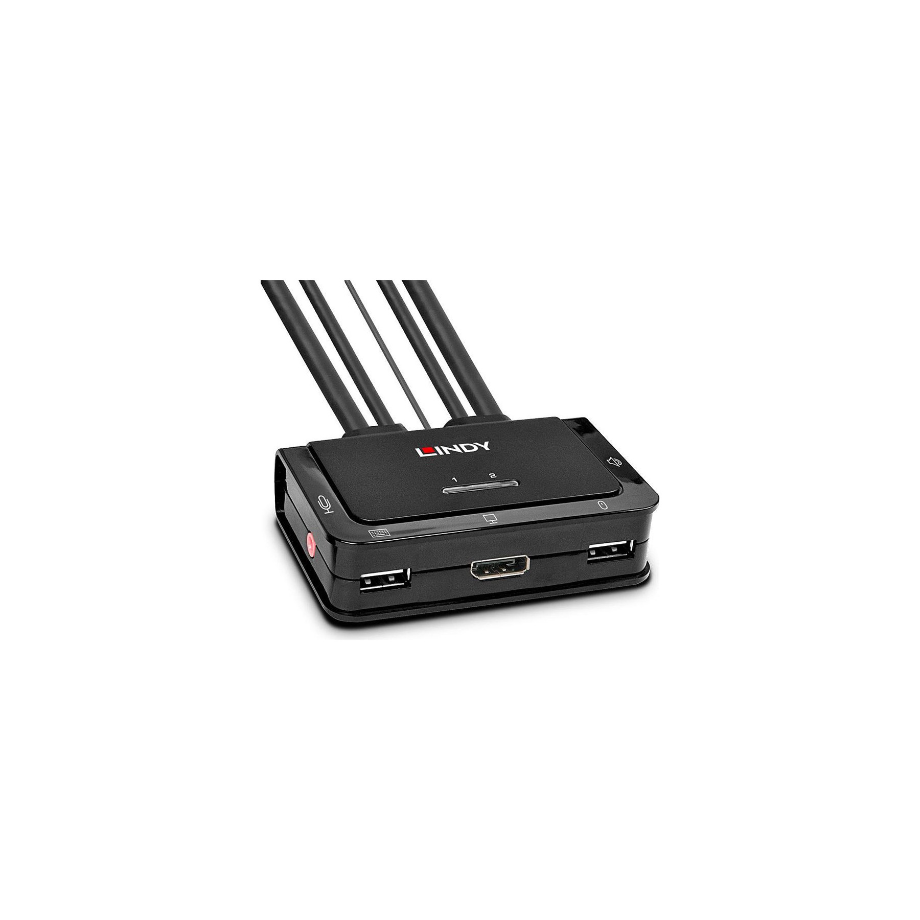 LINDY KVM DisplayPort 2 Ports 1.2 USB 2.0
