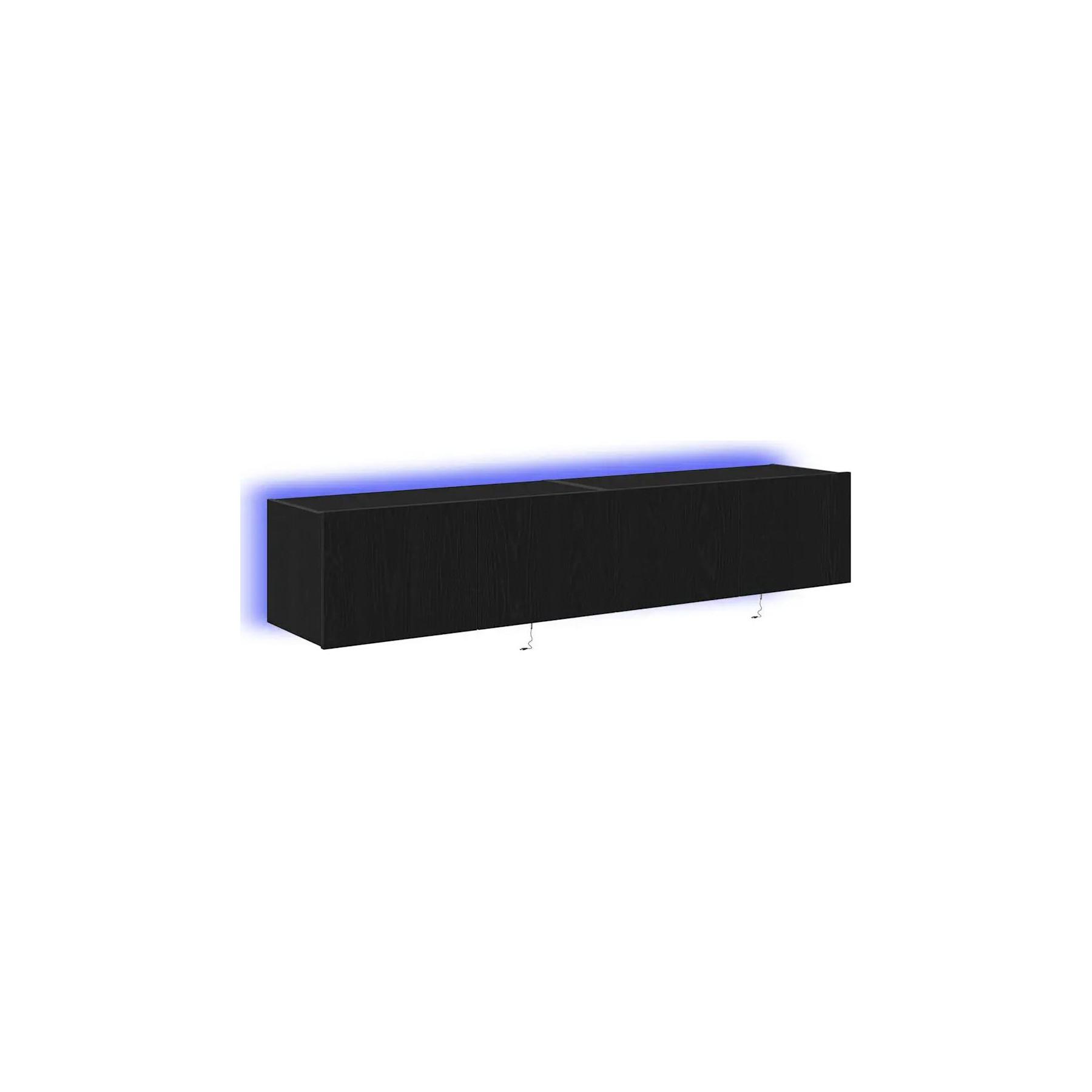 Meuble TV HELLOSHOP26 Meuble TV mural moderne rangement pratiq