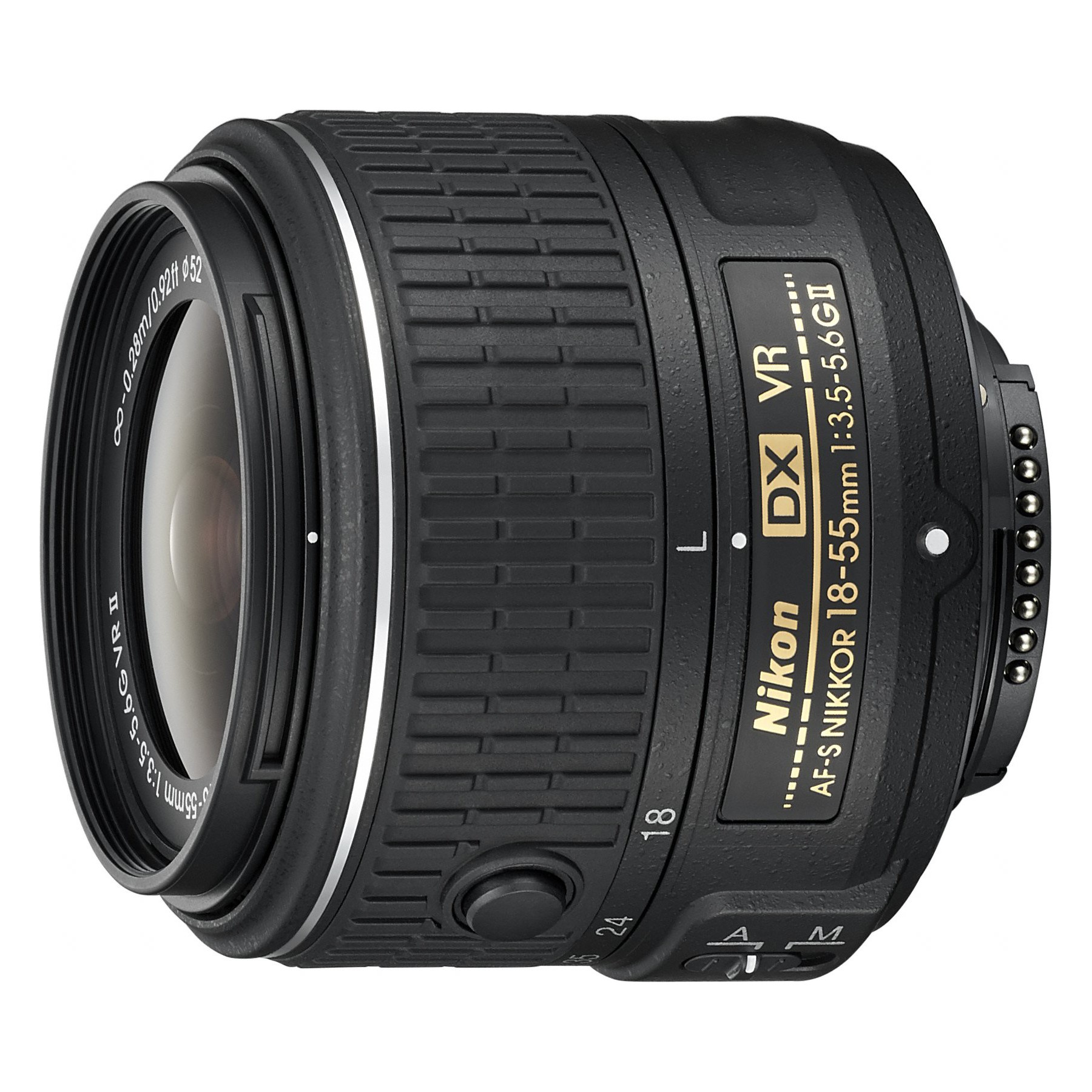 Objectif pour Reflex NIKON AF-S DX 18-55mm f.3.5-5.6G VR II Nikkor Reconditionné