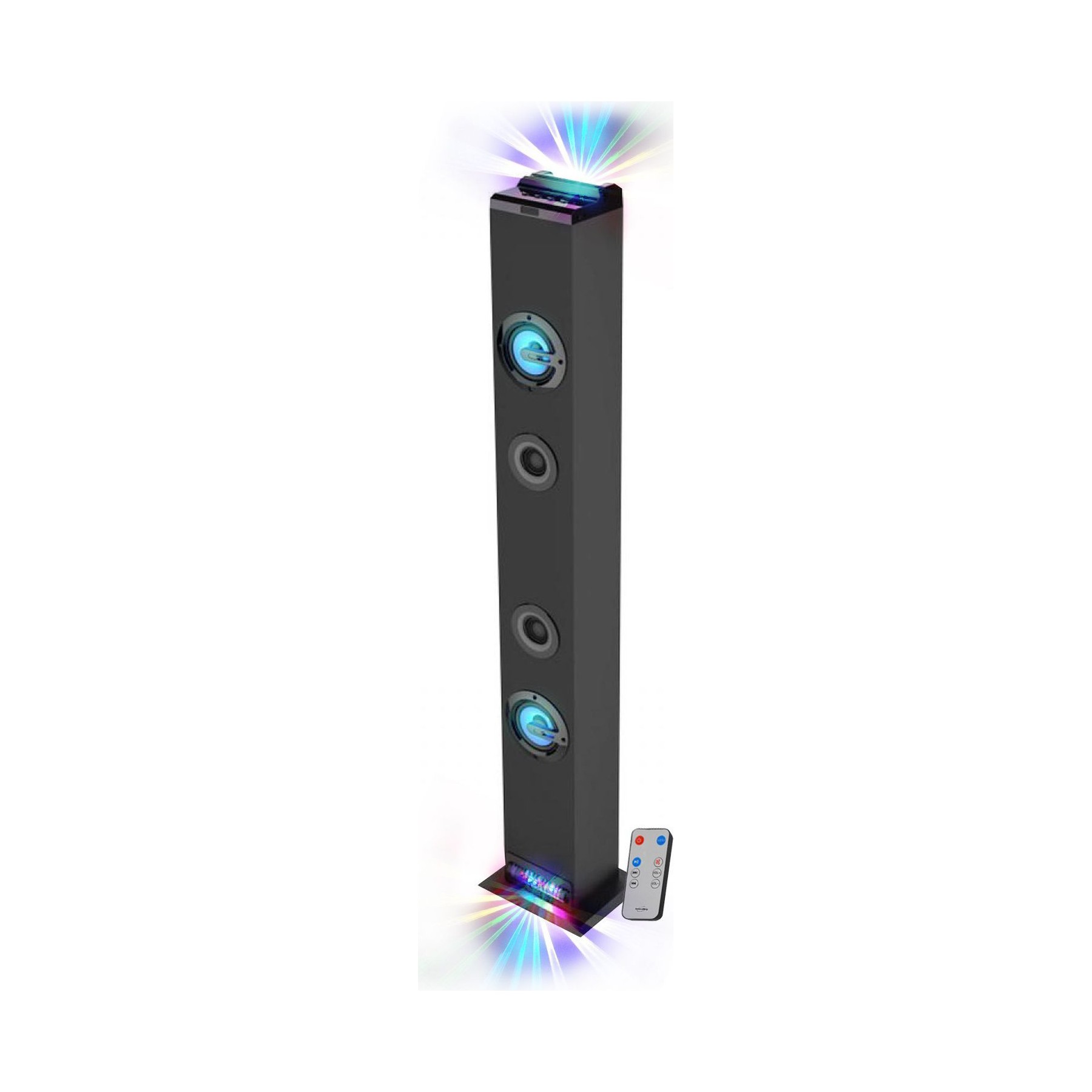 Enceinte Bluetooth INOVALLEY HP58-BTH, LED Bluetooth, FM, AUX 60W