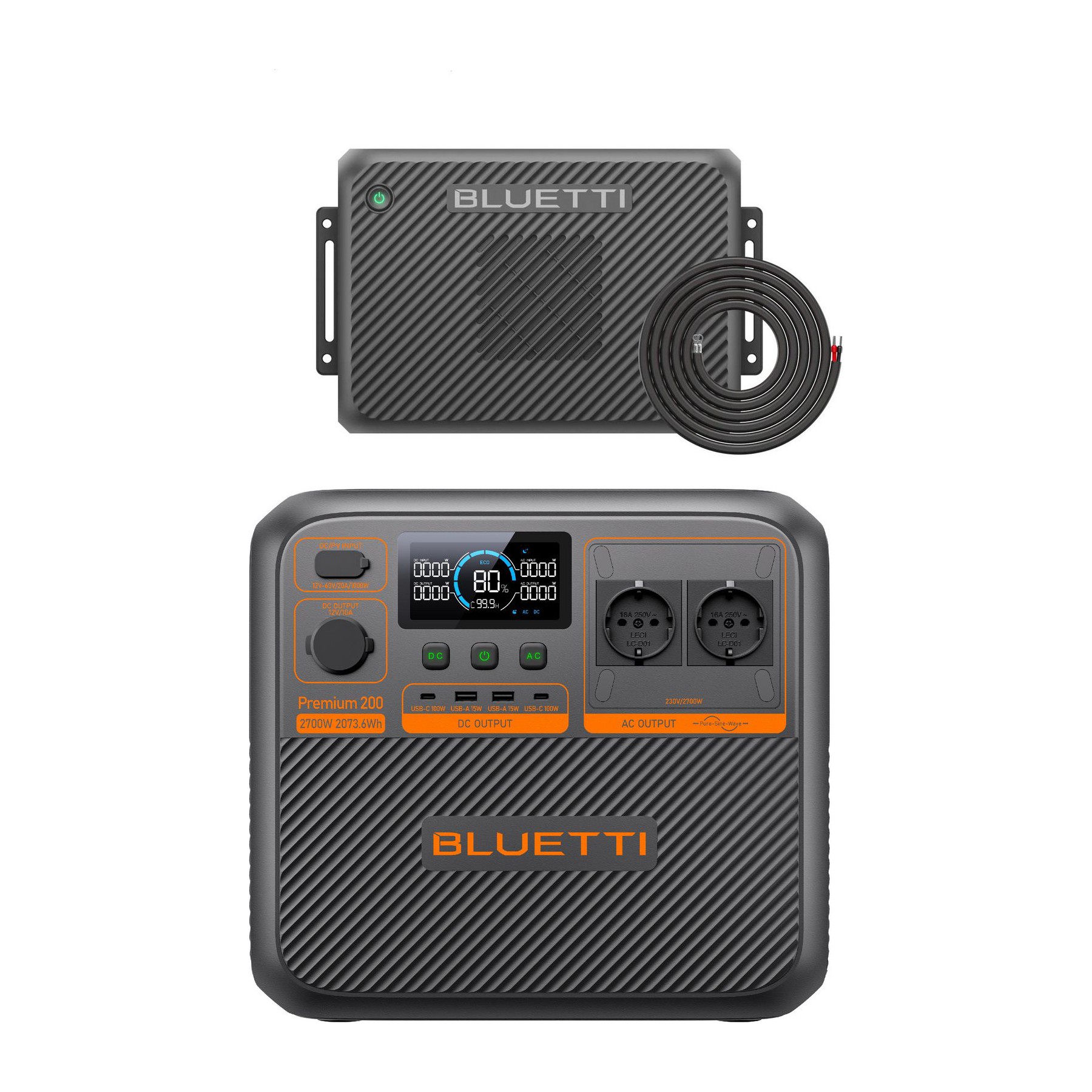 Batterie nomade BLUETTI KIT AC270P+Charger 2