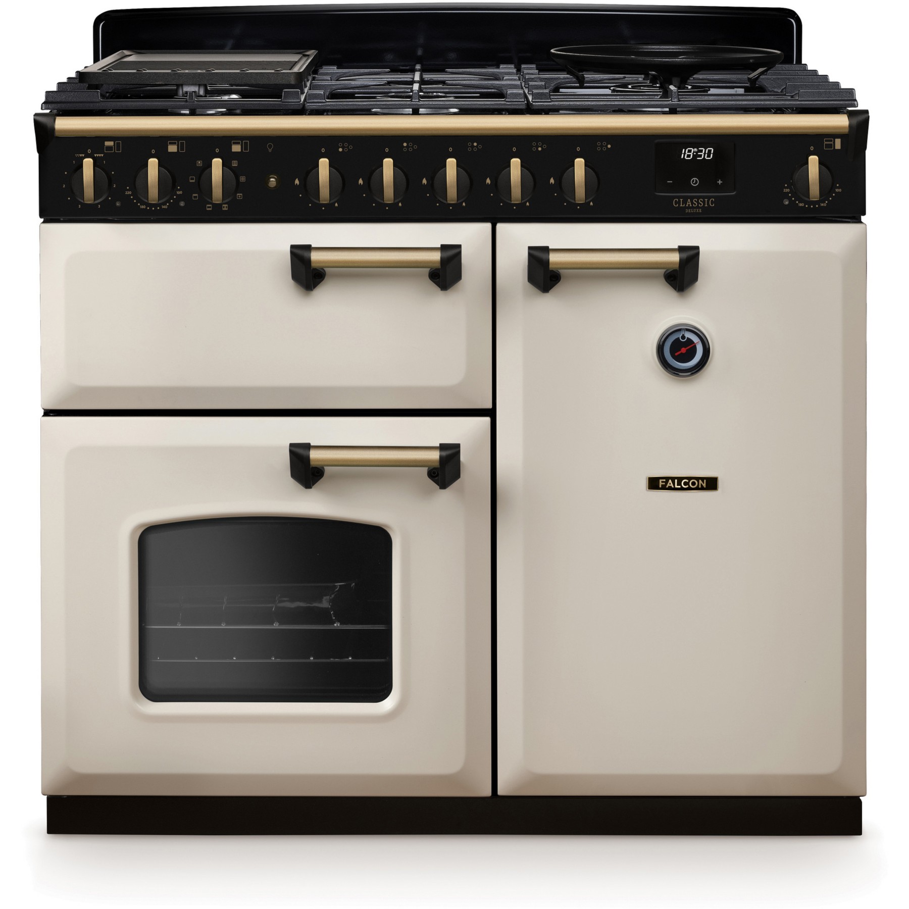 Piano de cuisson gaz FALCON NGC TAB GAZ 100 CM CREME PASTEL LAITON A
