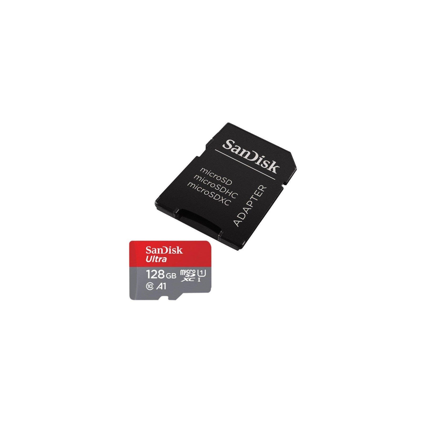 Carte Micro SD SANDISK 128go ULTRA microSDXC + SD adapteur