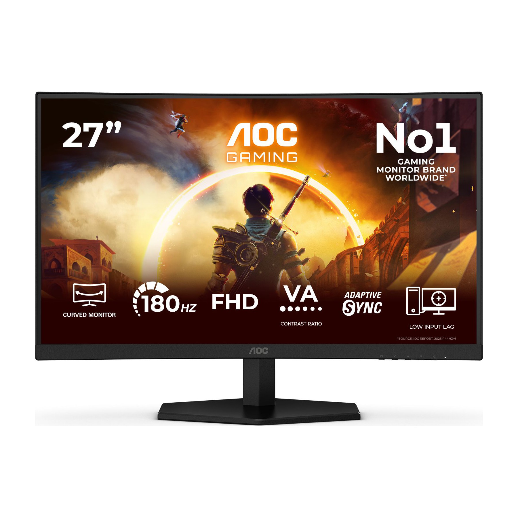 Ecran PC Gamer AOC AOC 27" LED - C27G42FE