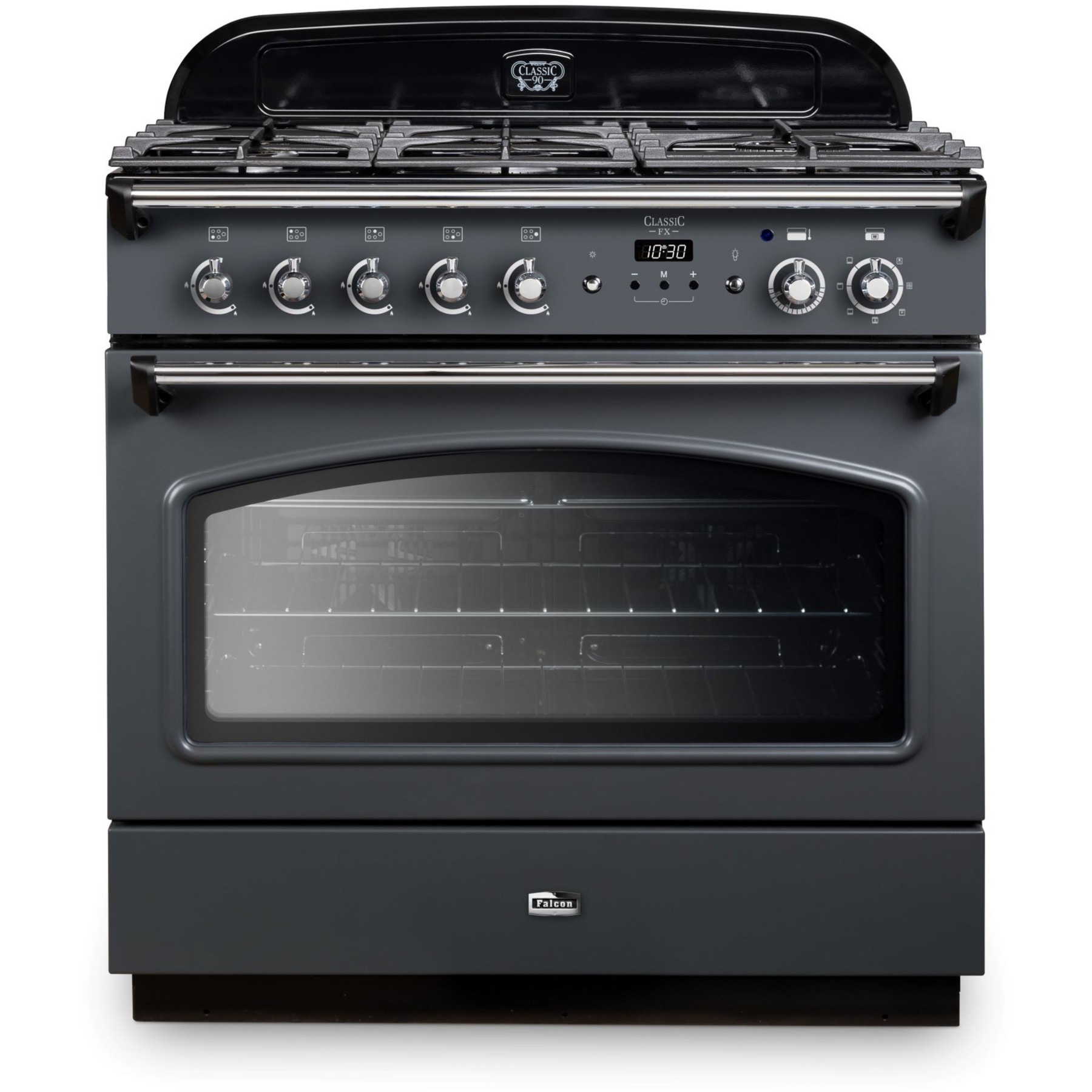 Piano de cuisson gaz FALCON CLASSIC FX  TAB GAZ 90 CM ARDOISE CHROME