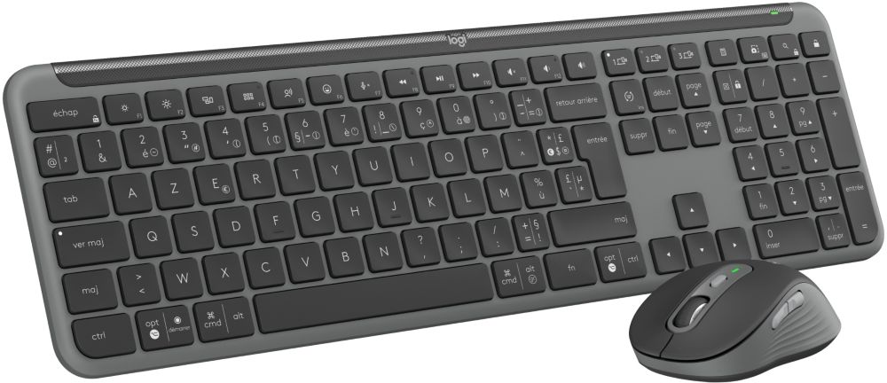 Clavier + Souris LOGITECH MK950 Signature Slim Bluetooth Graphite