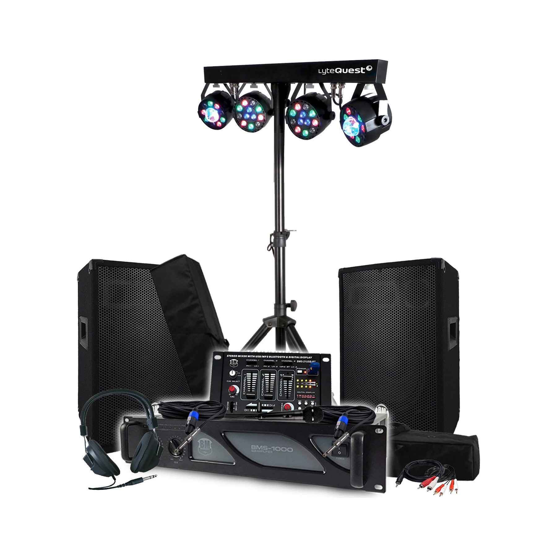 Pack sono BM SONIC Pack Sono 1800W BM SONIC Ampli 1000W, Pa