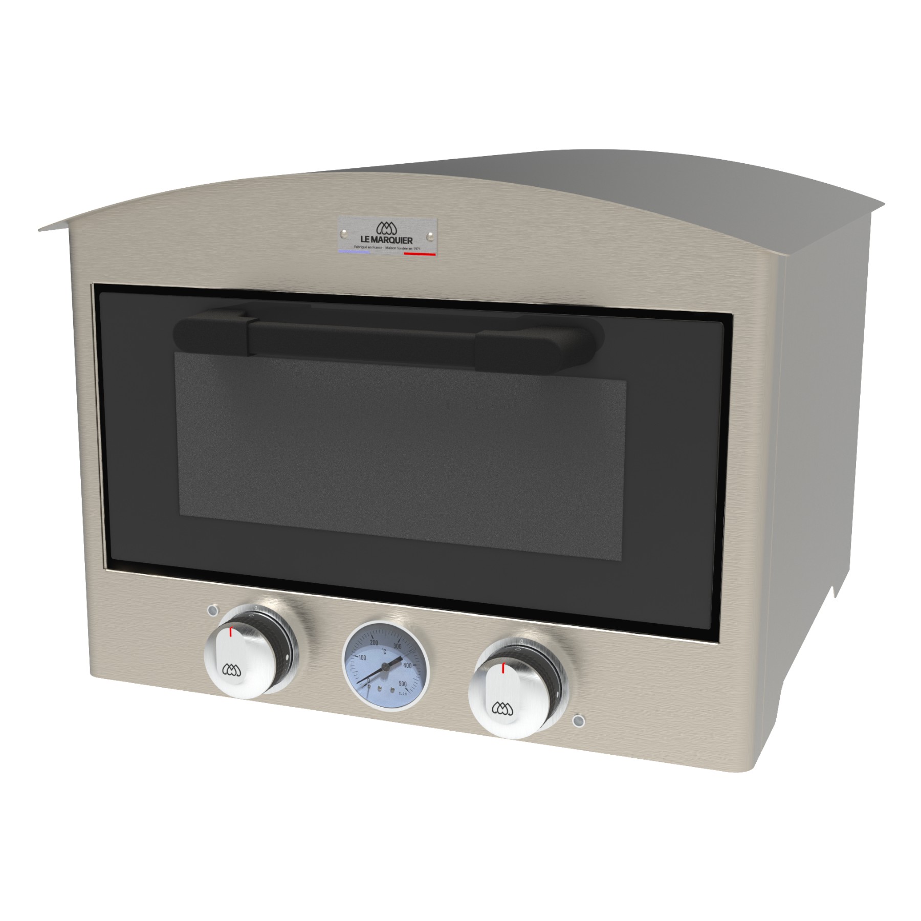 Four à pizza électrique LE MARQUIER Signature 450 inox pizza 30 cm, jusqu'à 450°C