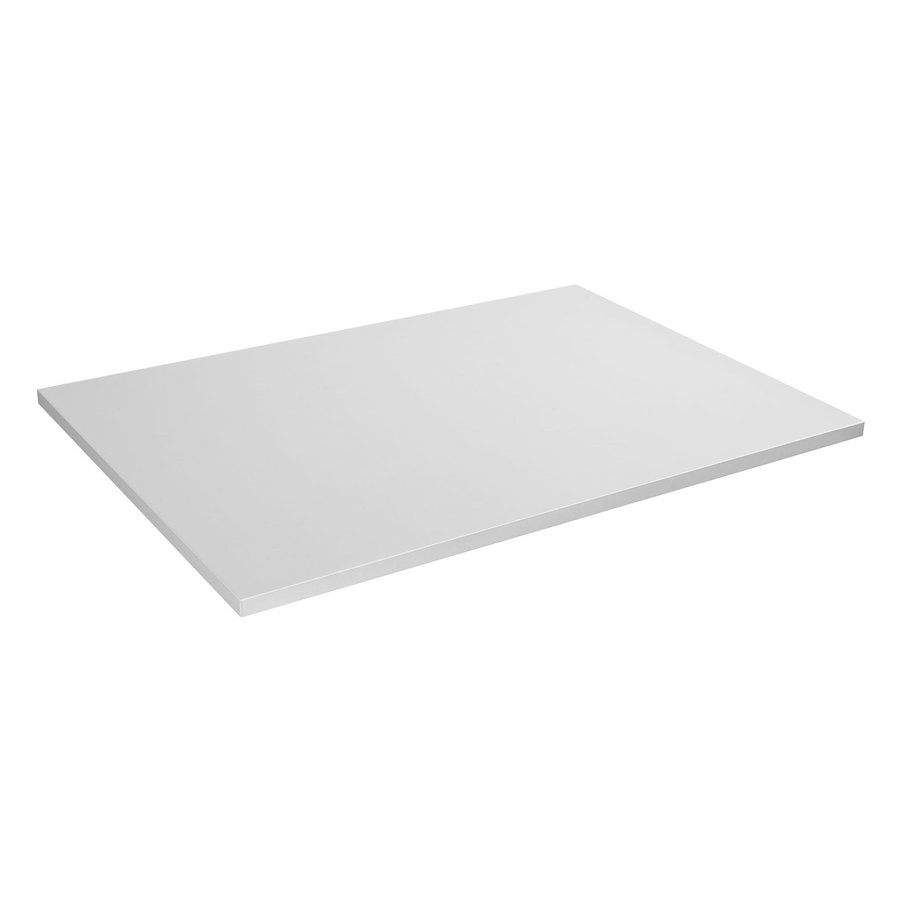KIMEX Plateau de bureau blanc, 120x75cm
