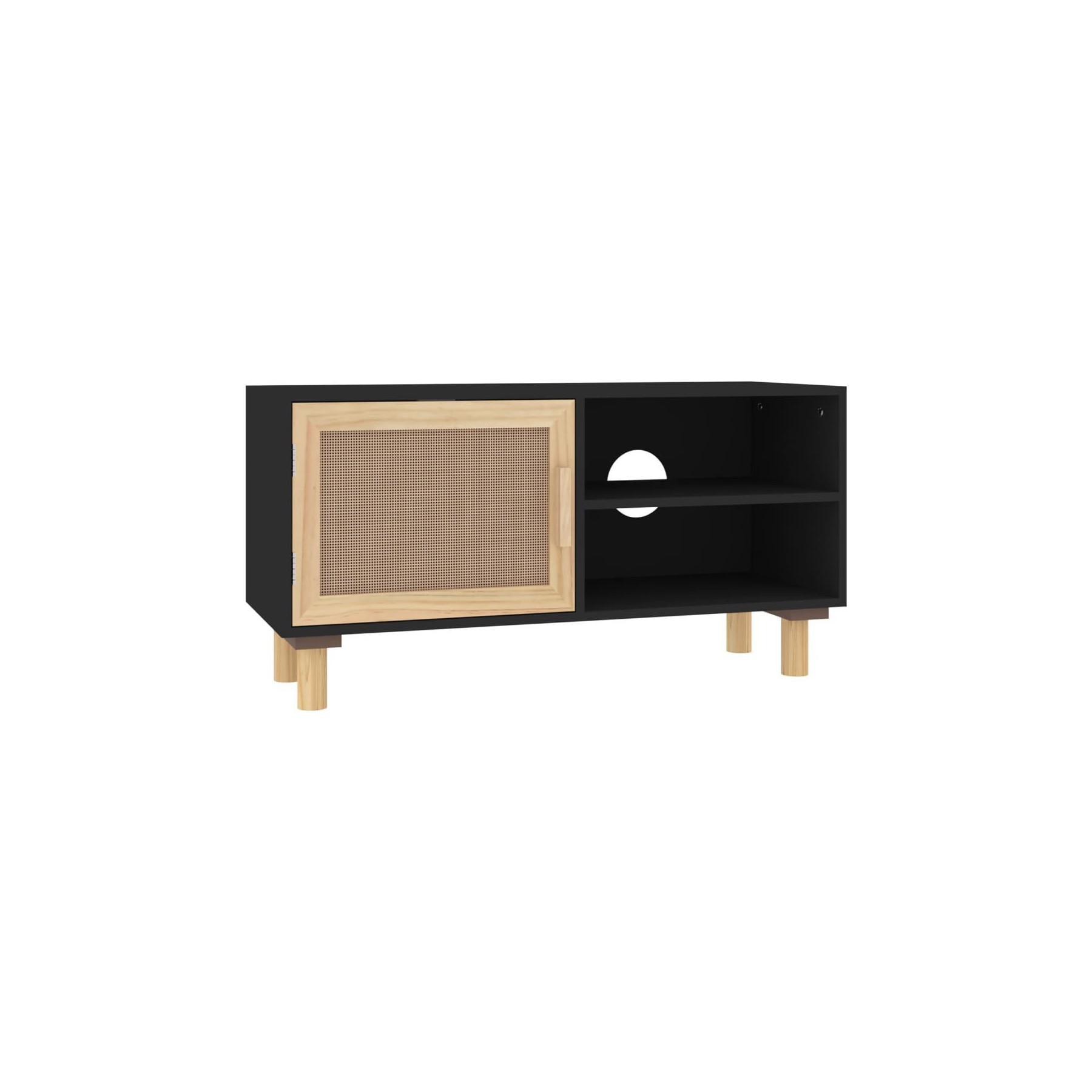 Meuble TV HELLOSHOP26 Meuble TV multimédia étagère télévision