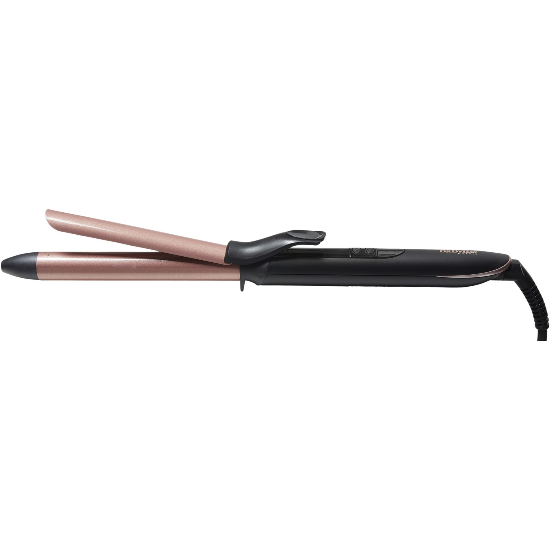 Fer à boucler BABYLISS C450E rose quartz 19mm tong
