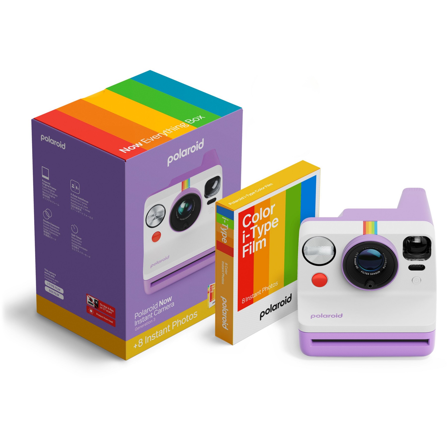 Appareil photo Instantané POLAROID Now Generation 3 Purple + 8 flims