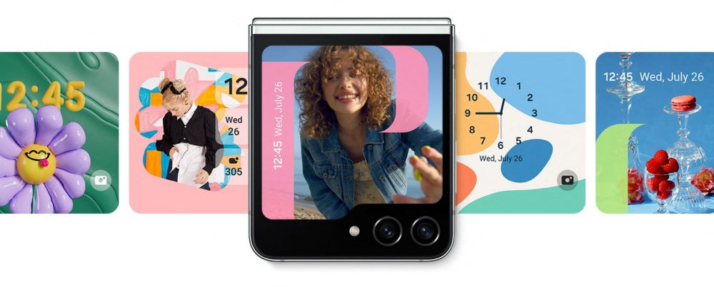 Smartphone SAMSUNG Galaxy Z Flip5 Crème 256Go 5G
